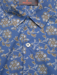 Morris - Printed Short Sleeve Shirt - short-sleeved shirts - blue - 2