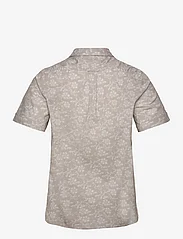 Morris - Printed Short Sleeve Shirt - kortärmade skjortor - khaki - 1