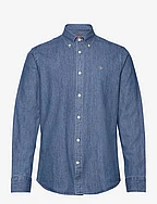 Morris Denim Shirt - Classic Fit - OLD BLUE