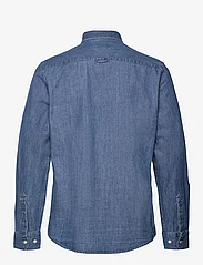Morris - Morris Denim Shirt - Classic Fit - basic shirts - old blue - 1