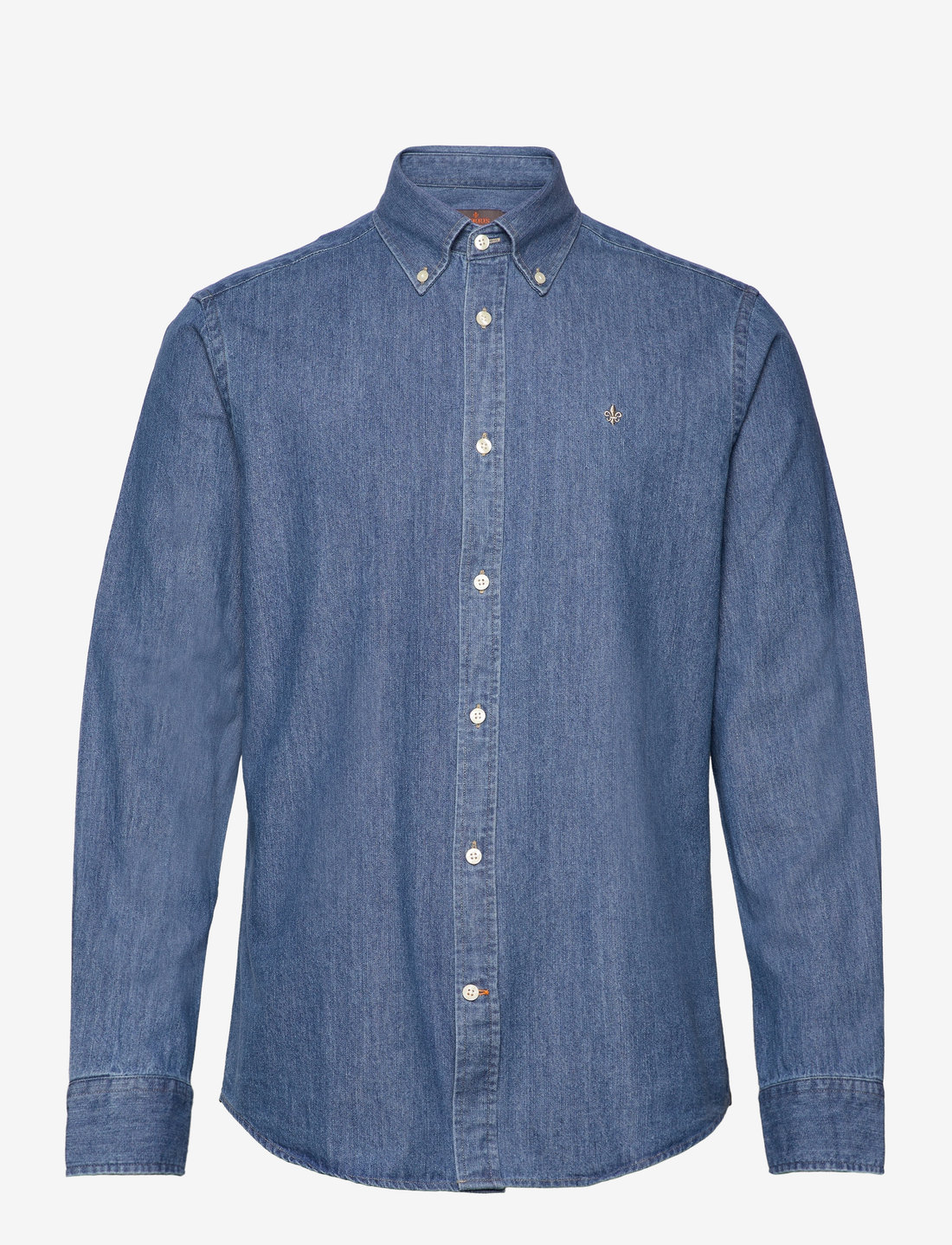 Morris - Morris Denim Shirt - Classic Fit - basic overhemden - old blue - 0