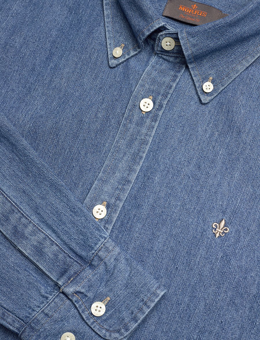 Morris - Morris Denim Shirt - Classic Fit - jeanshemden - old blue - 3