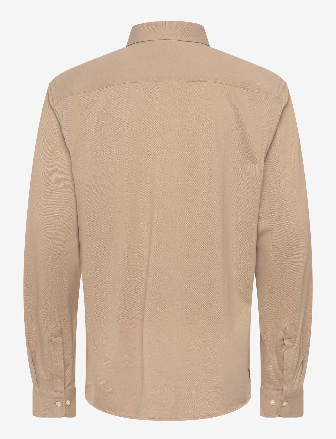 Morris - Eddie Pique Shirt - Slim Fit - oxford skjorter - khaki - 2