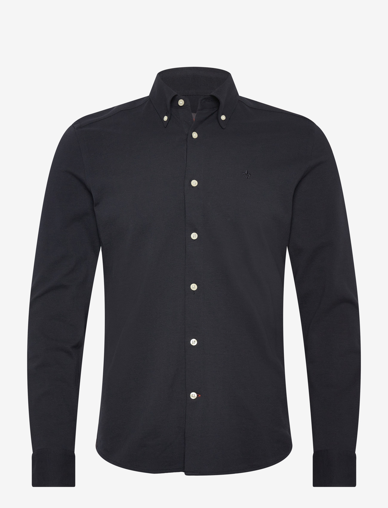 Morris - Eddie Pique Shirt - Slim Fit - oxford-hemden - old blue - 0