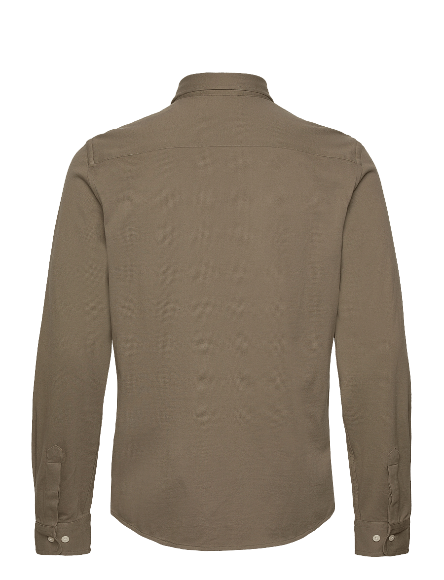 Morris - Eddie Pique Shirt - Slim Fit - oxford-hemden - olive - 1