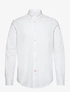 Eddie Pique Shirt - Slim Fit - WHITE