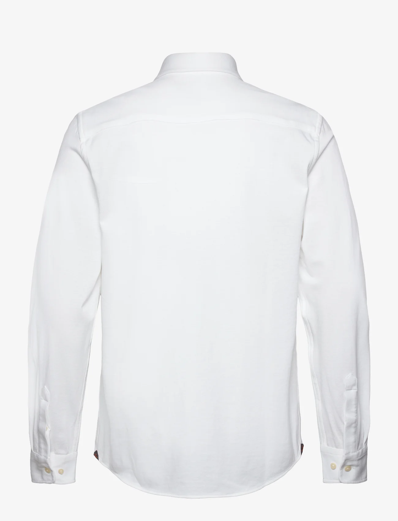Morris - Eddie Pique Shirt - Slim Fit - basic overhemden - white - 1