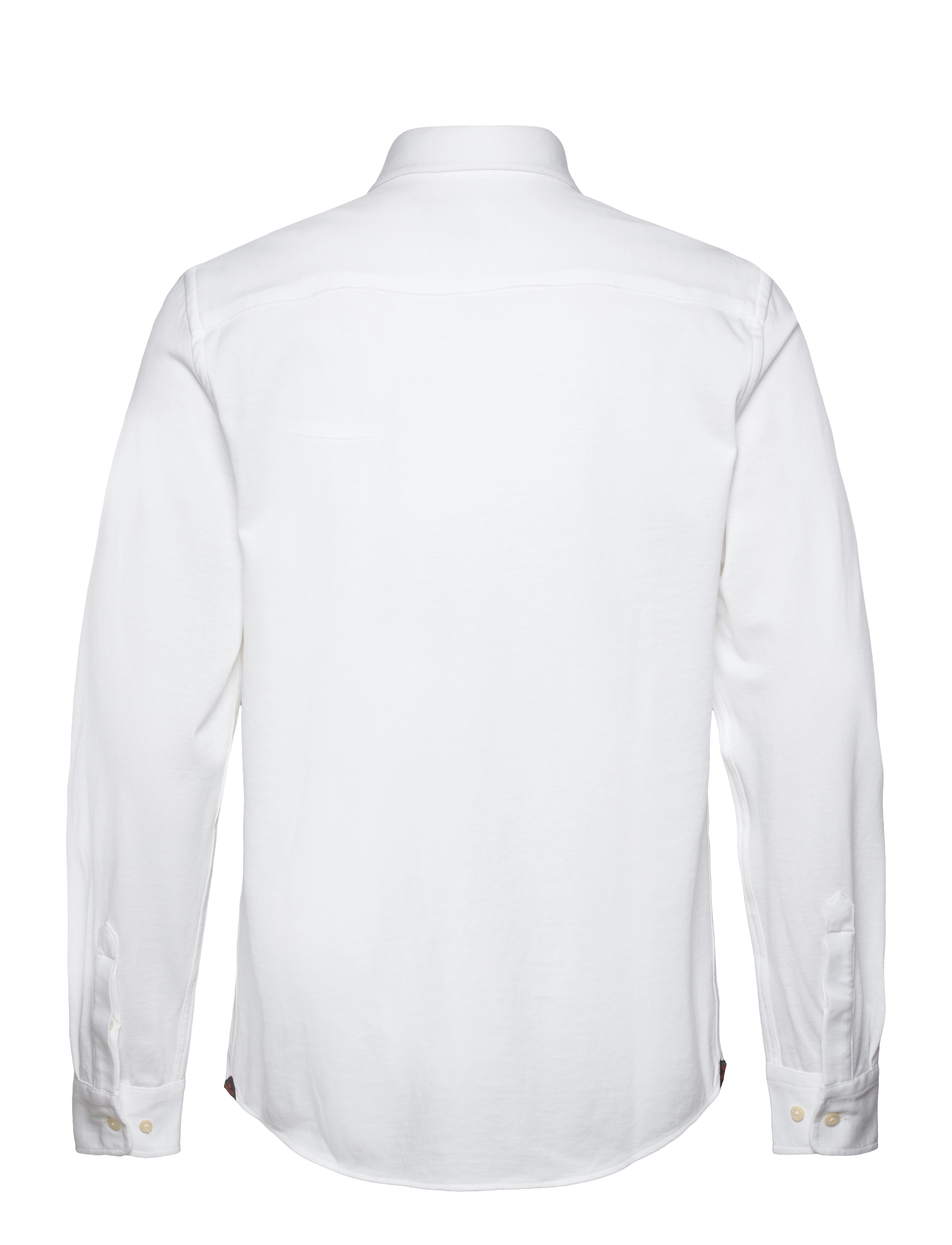 Morris - Eddie Pique Shirt - Slim Fit - oxford skjorter - white - 1