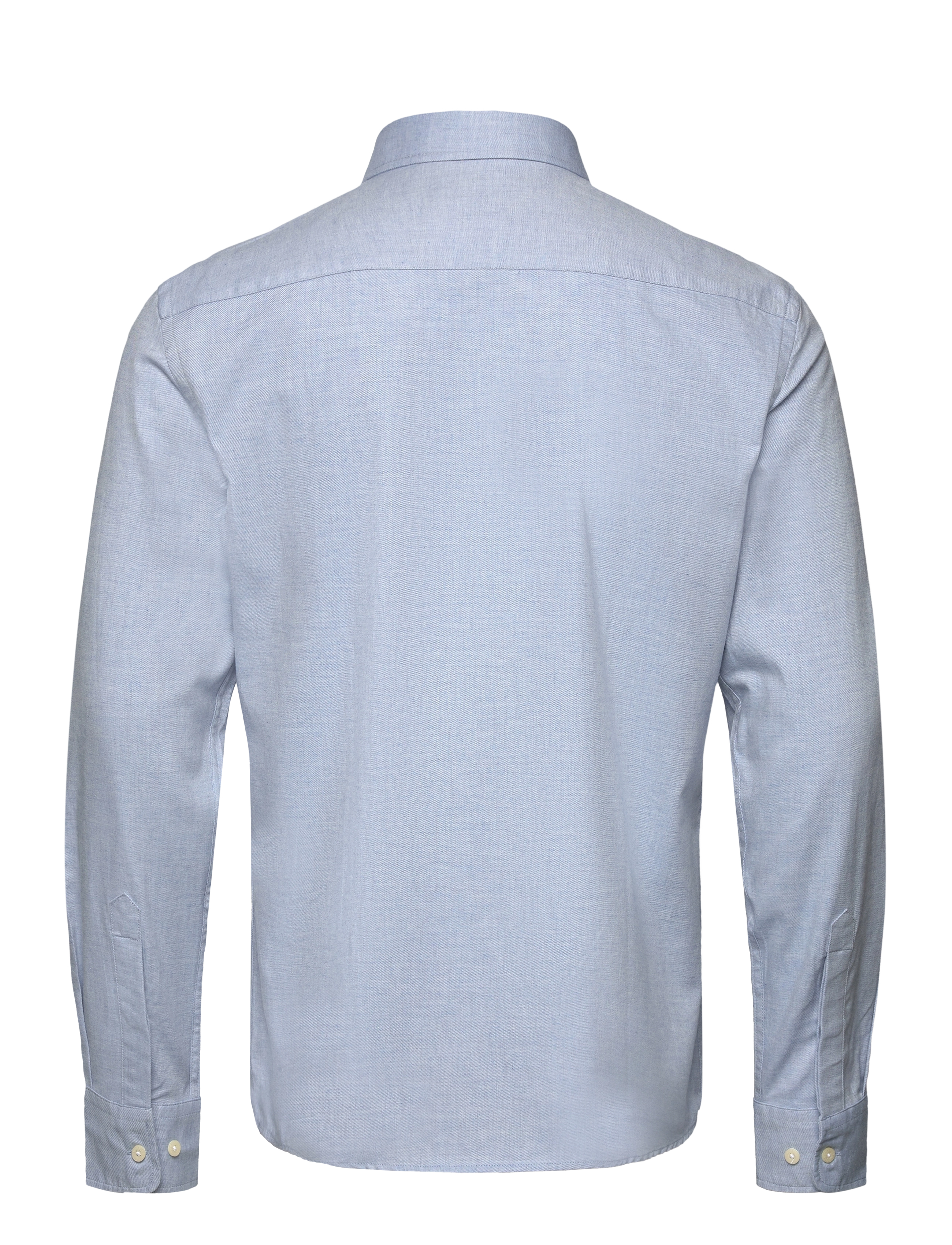 Morris - Watts Flannel Shirt-Slim Fit - oxford shirts - light blue - 1