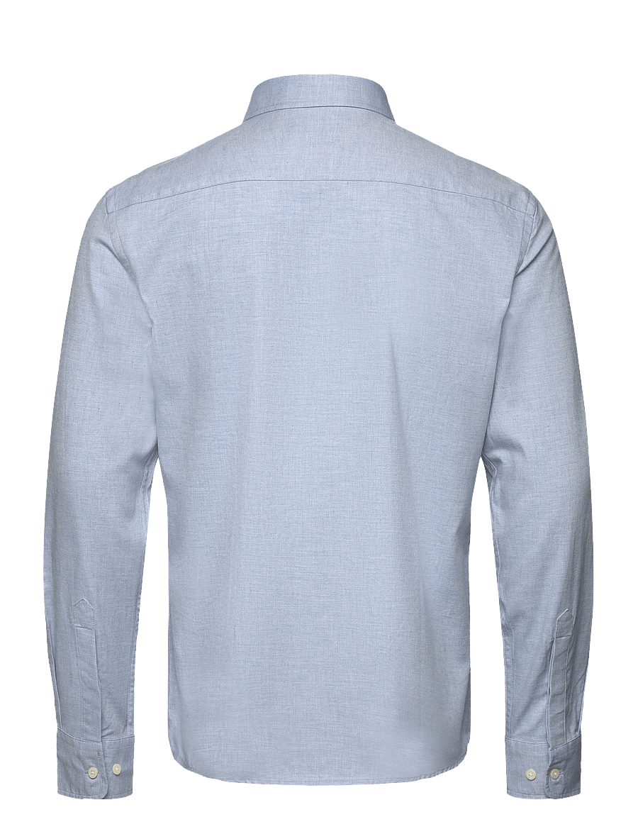 Morris - Watts Flannel Shirt-Slim Fit - oxford shirts - light blue - 1