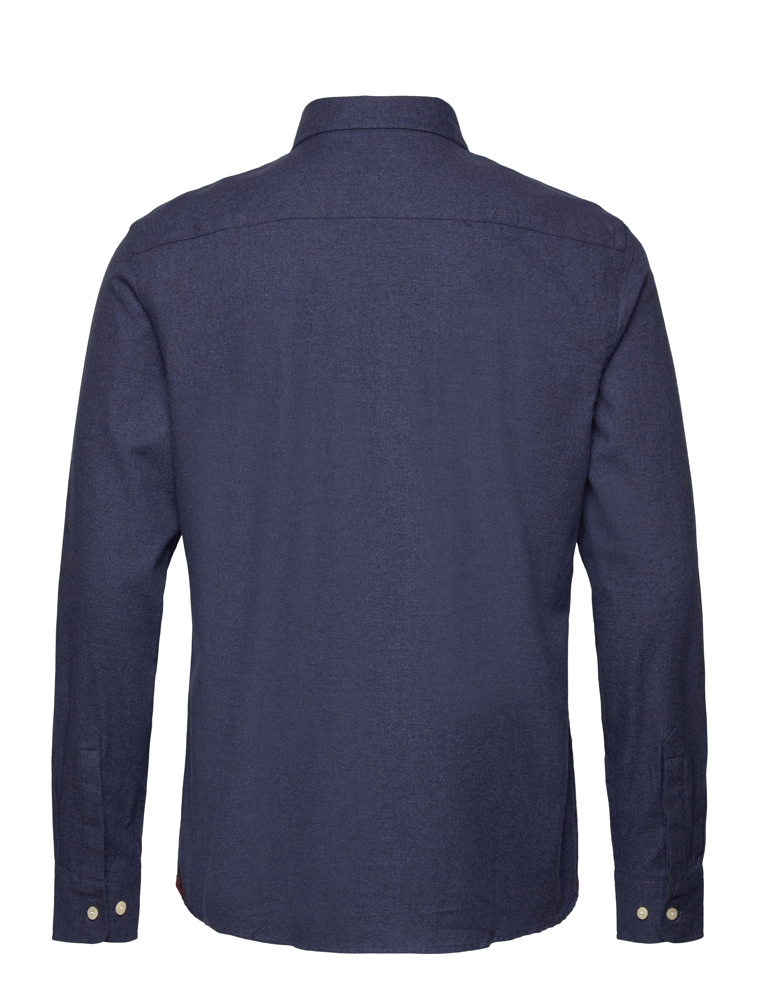 Morris - Watts Flannel Shirt-Slim Fit - oxford shirts - navy - 1