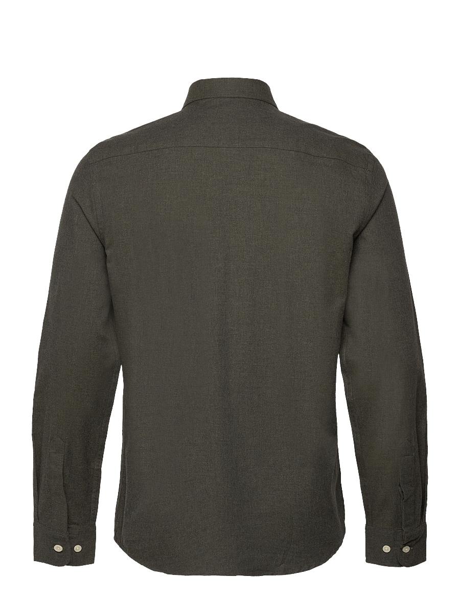 Morris - Watts Flannel Shirt-Slim Fit - oxford-hemden - olive - 1