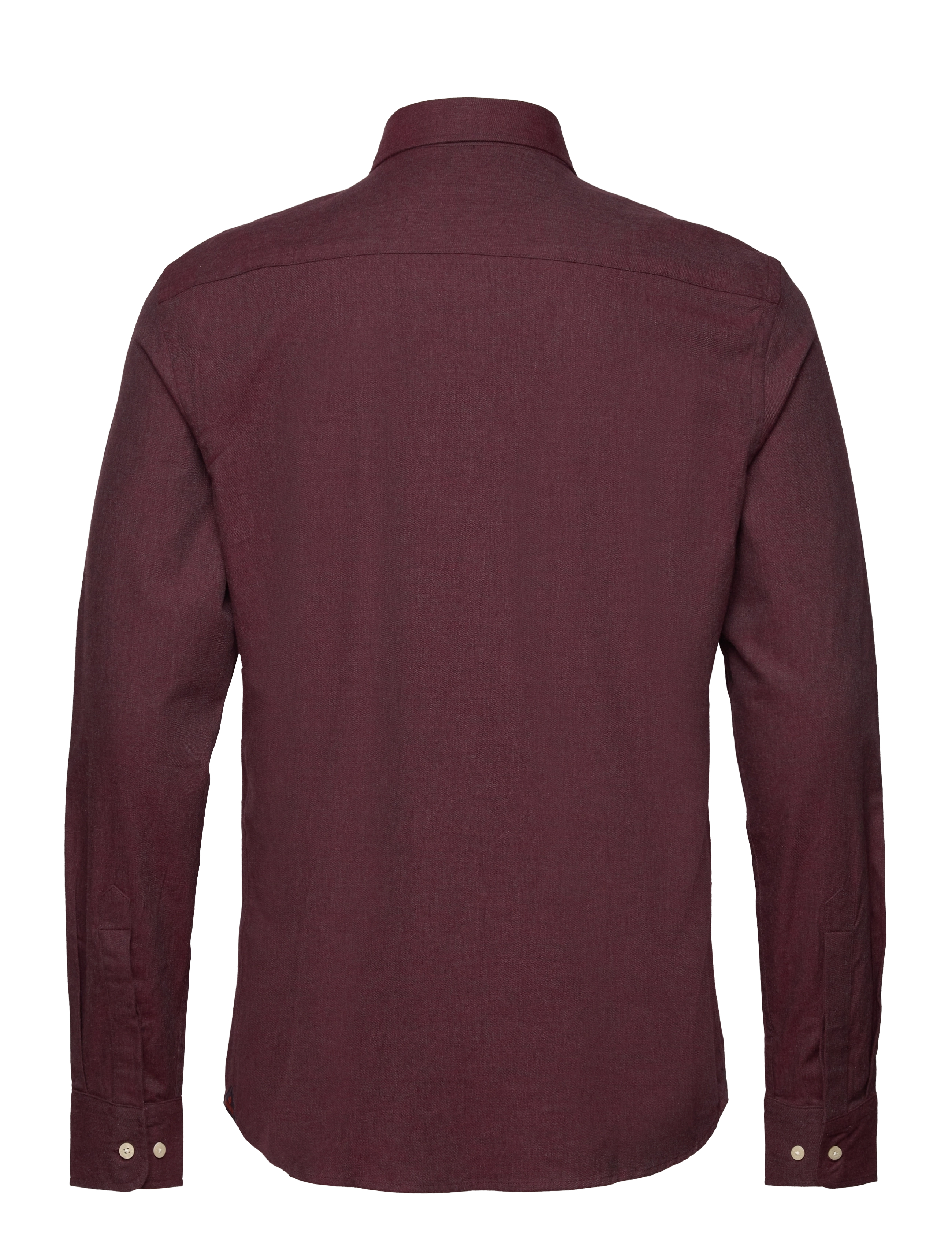Morris - Watts Flannel Shirt-Slim Fit - herren - wine red - 1