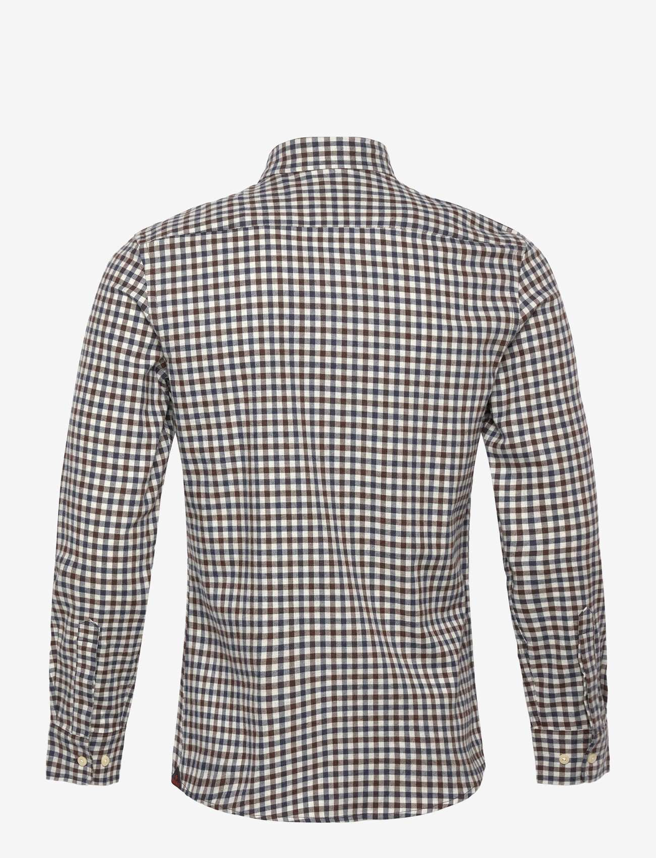 Morris - Watts Flannel Check Shirt-Slim Fit - koszule flanelowe - brown - 2