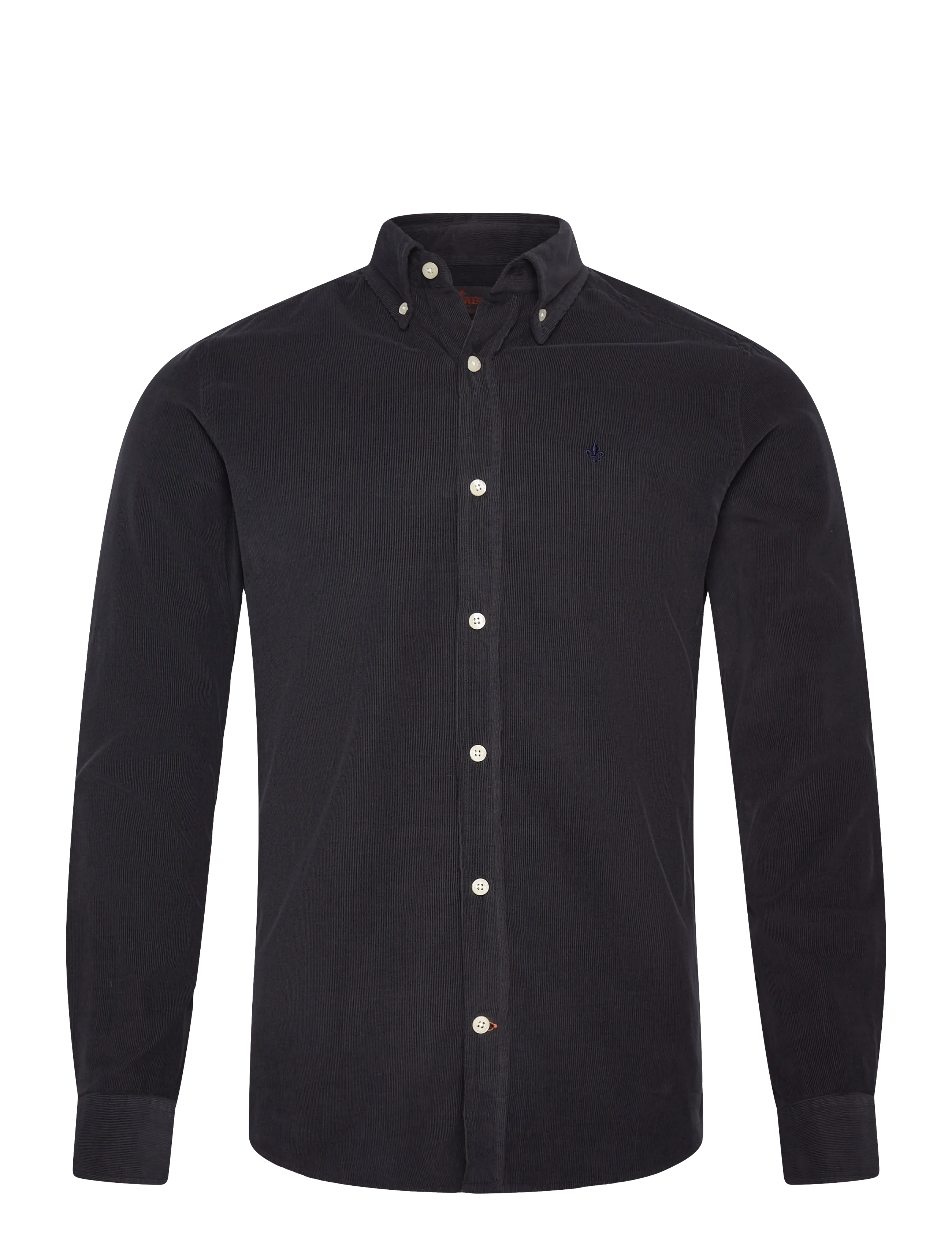 MORRIS Douglas Cord Shirt-Slim Fit Navy - XS - Herren