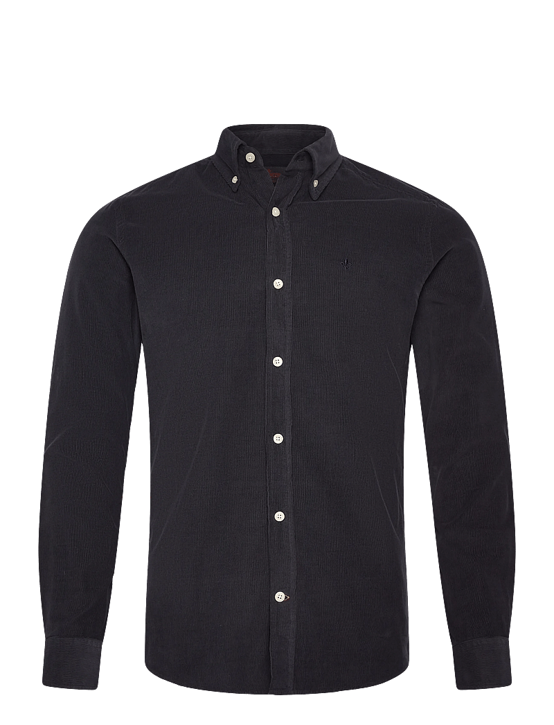 Morris - Douglas Cord Shirt-Slim Fit - cordhemden - blue - 1