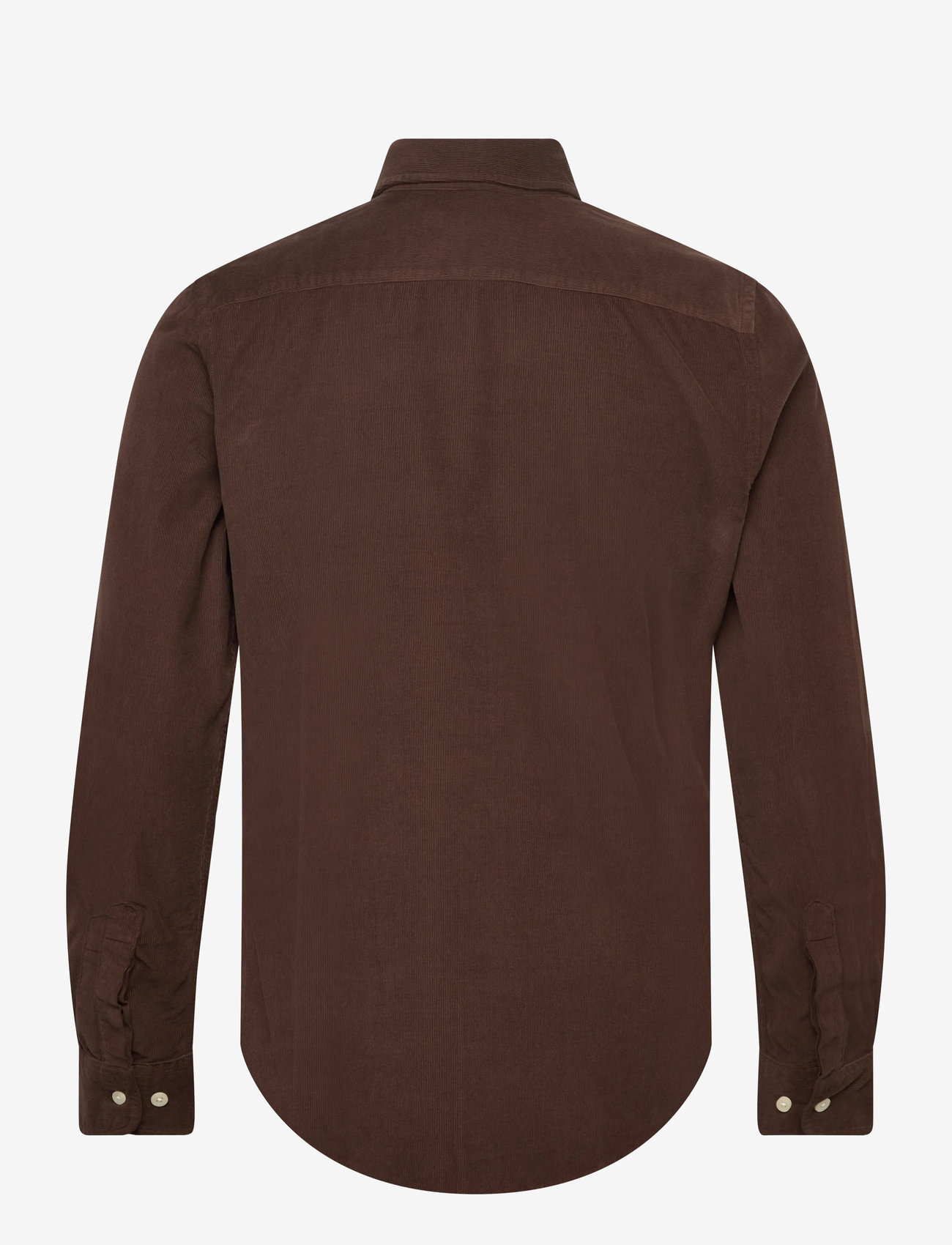 Morris - Douglas Cord Shirt-Slim Fit - manchesterskjortor - brown - 1
