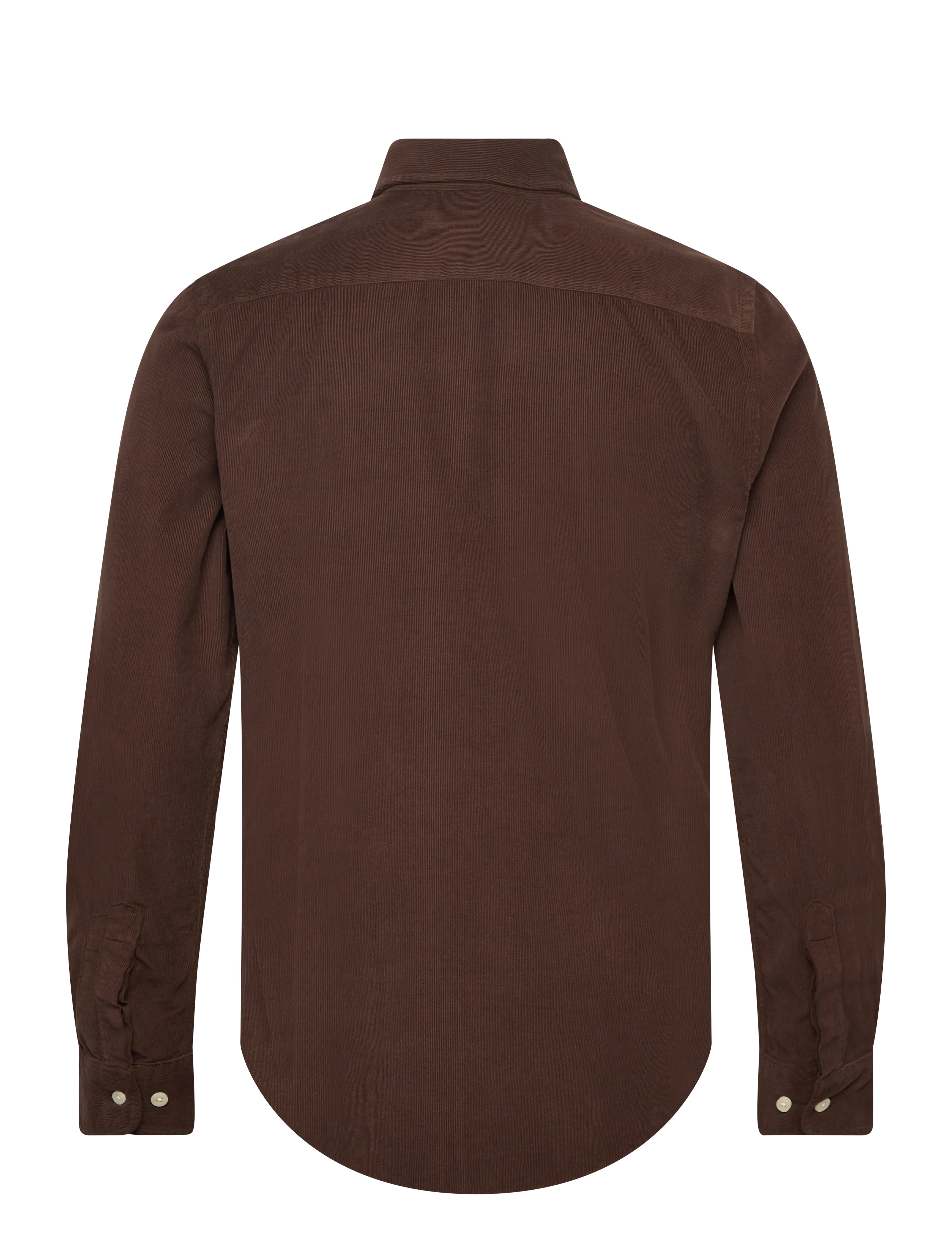 Morris - Douglas Cord Shirt-Slim Fit - fløjlsskjorter - brown - 1