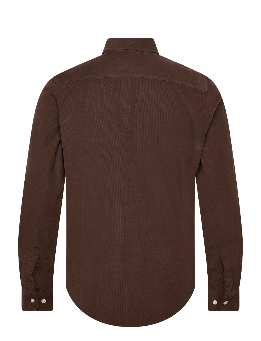 Morris - Douglas Cord Shirt-Slim Fit - cordhemden - brown - 1