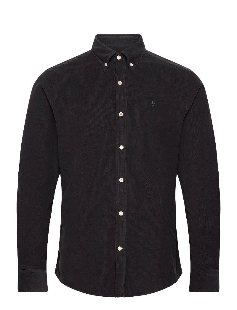 Morris - Douglas Cord Shirt-Slim Fit - cordhemden - grey - 0