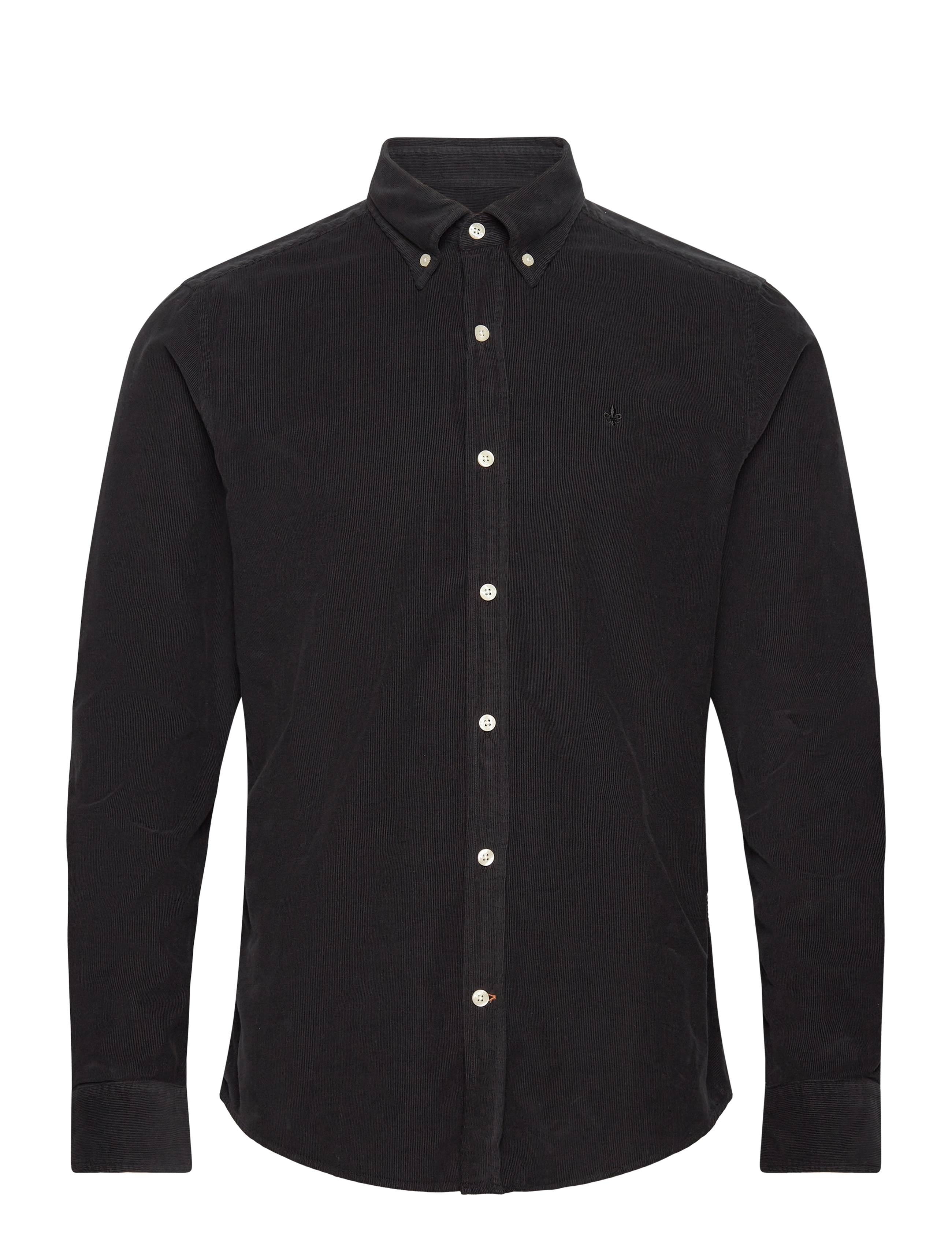 Morris Douglas Cord Shirt-Slim Fit - Skjorter - GREY / grey