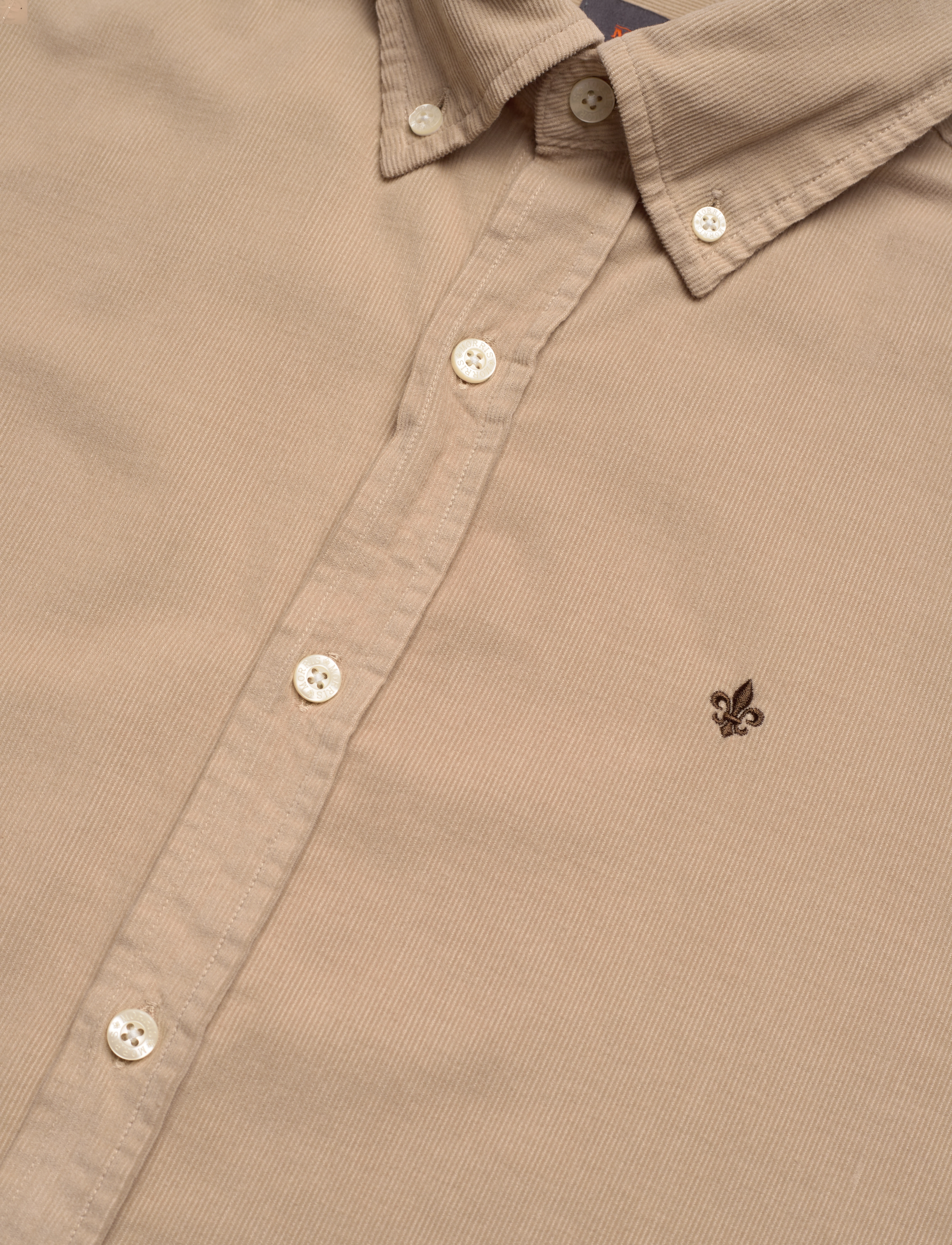 Morris - Douglas Cord Shirt-Slim Fit - shop efter anledning - khaki - 3