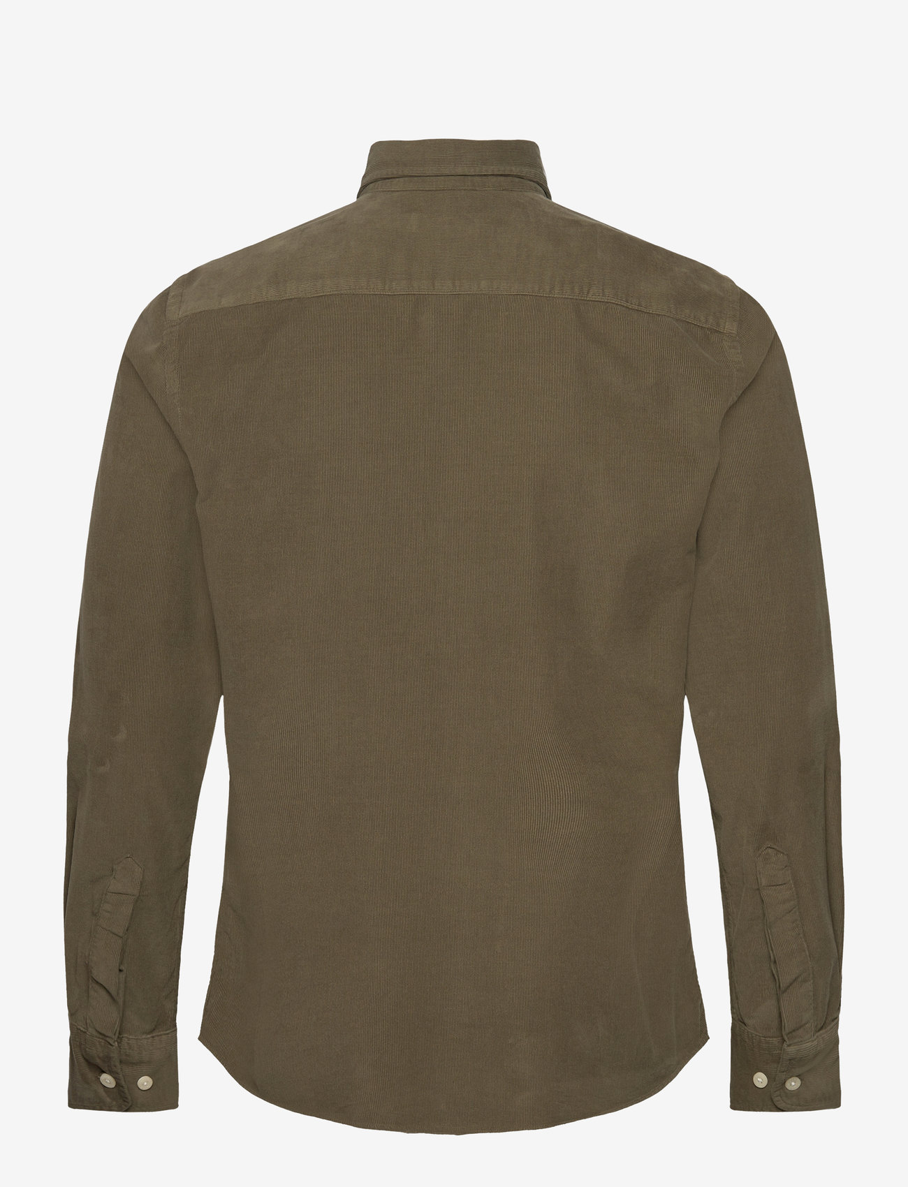 Morris - Douglas Cord Shirt-Slim Fit - cordhemden - olive - 1