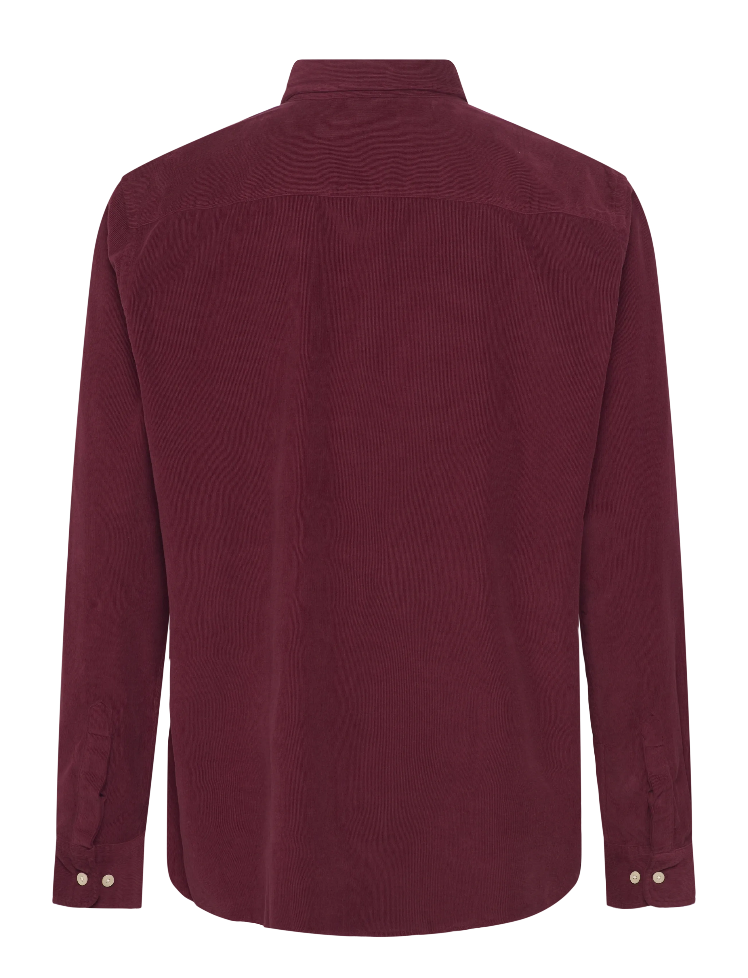 Morris - Douglas Cord Shirt-Slim Fit - velvet särgid - wine red - 2