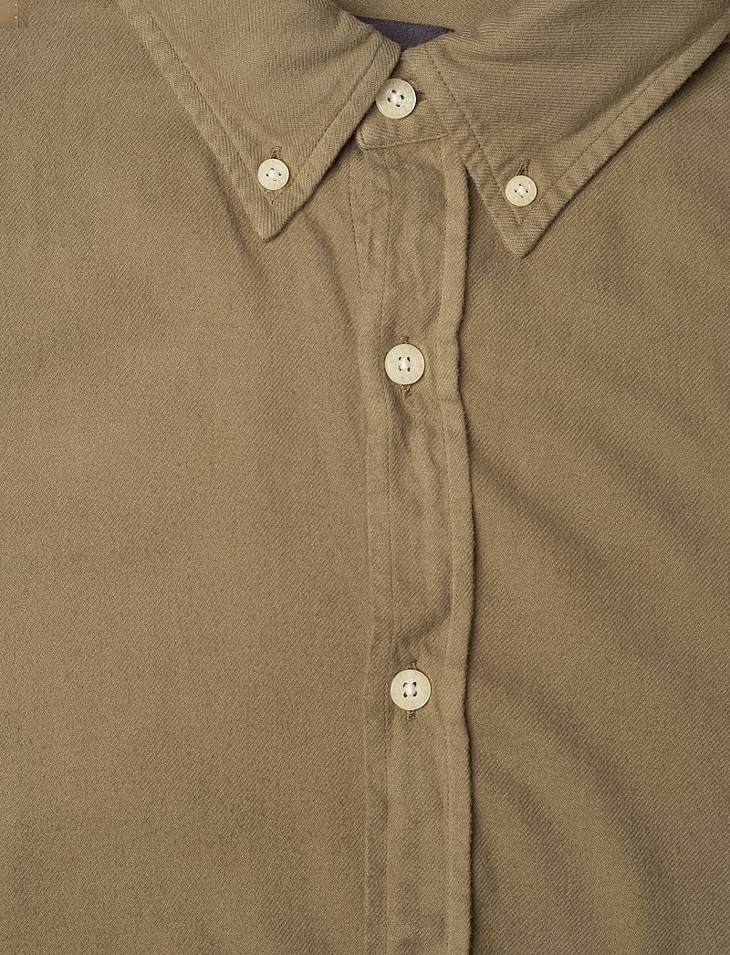 Morris - Brushed Twill Shirt-Classic Fit - casual - olive - 2
