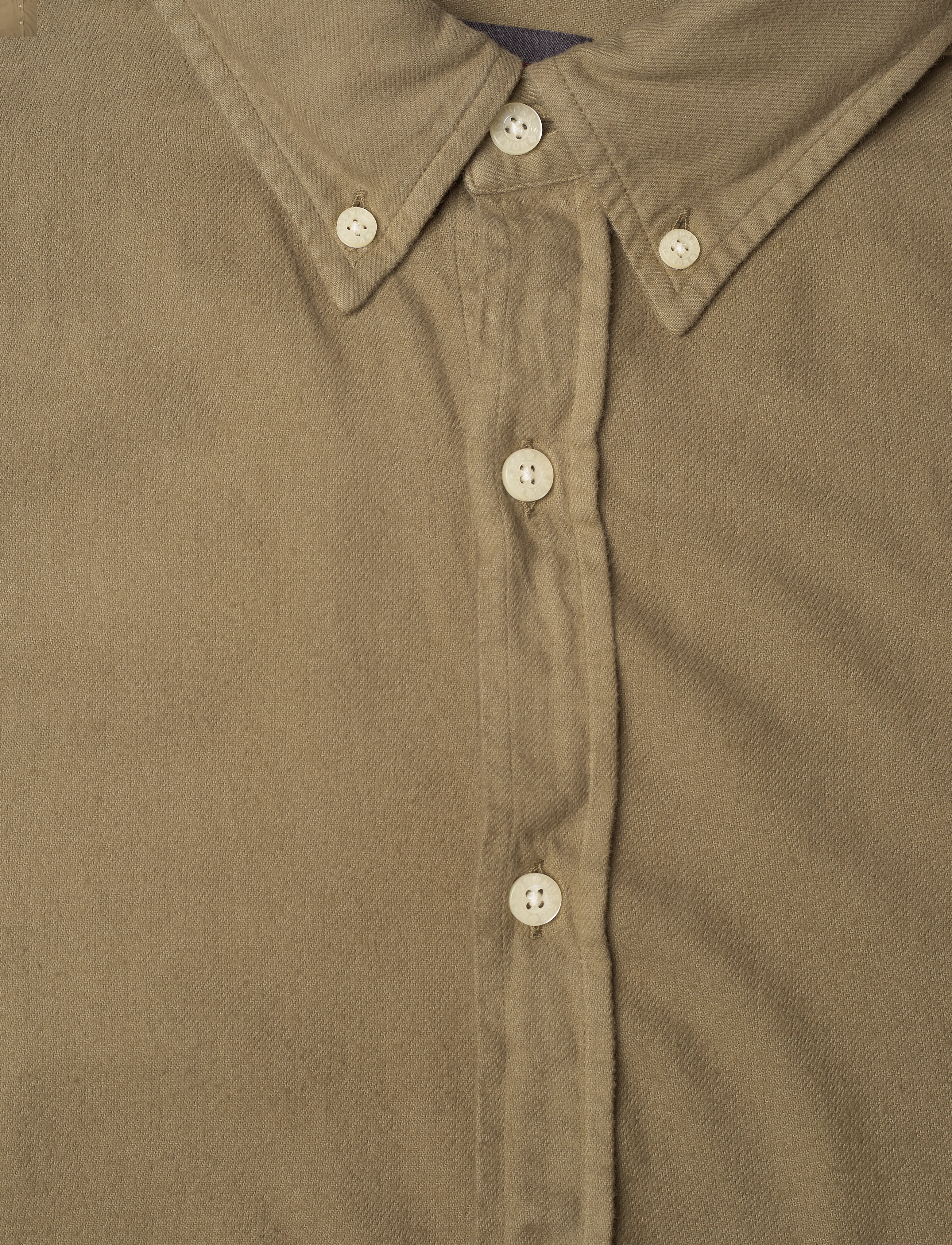 Morris - Brushed Twill Shirt-Classic Fit - olive - 2