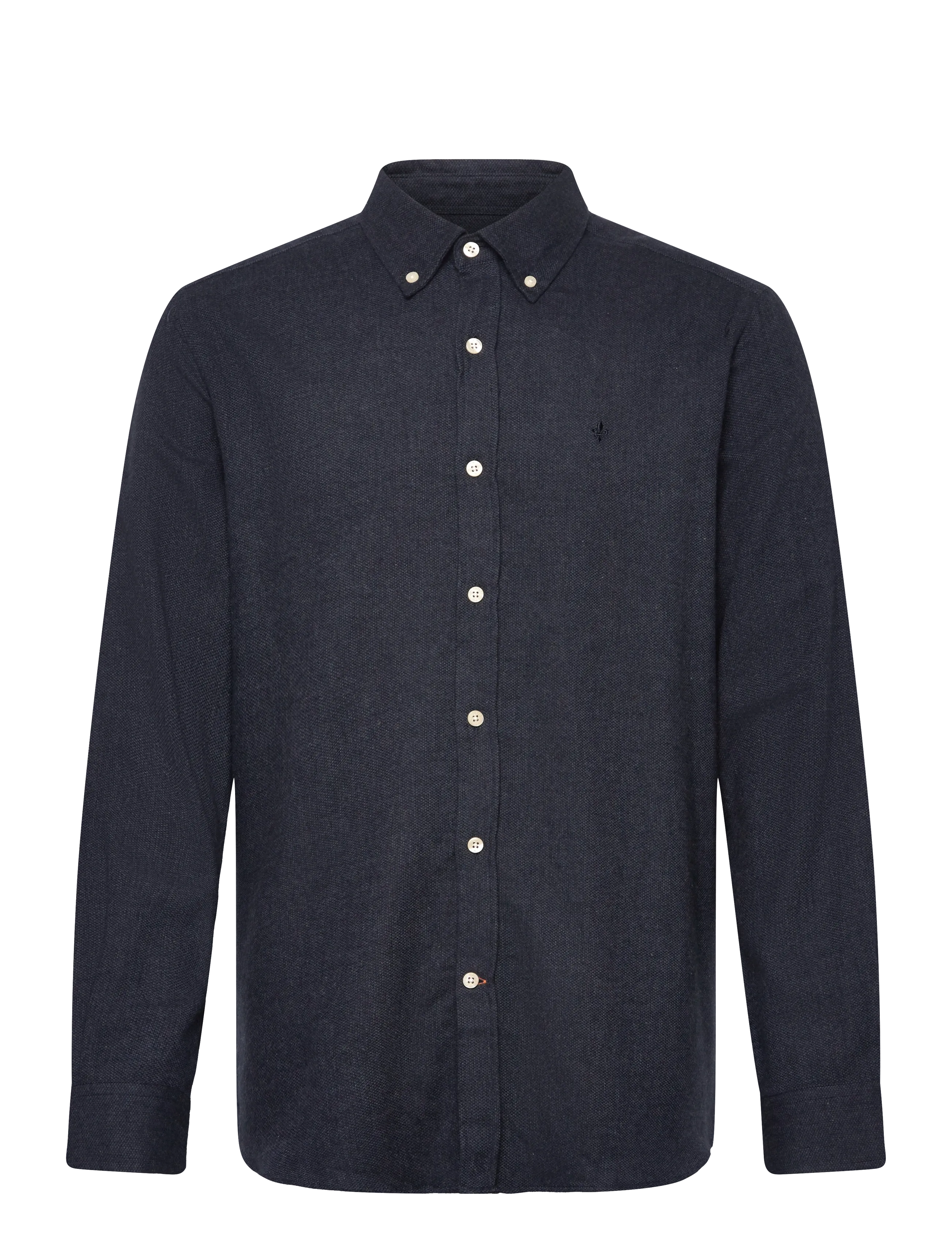 Morris Flannel Donegal Shirt-Slim Fit - Chemises en flanelle - NAVY / navy