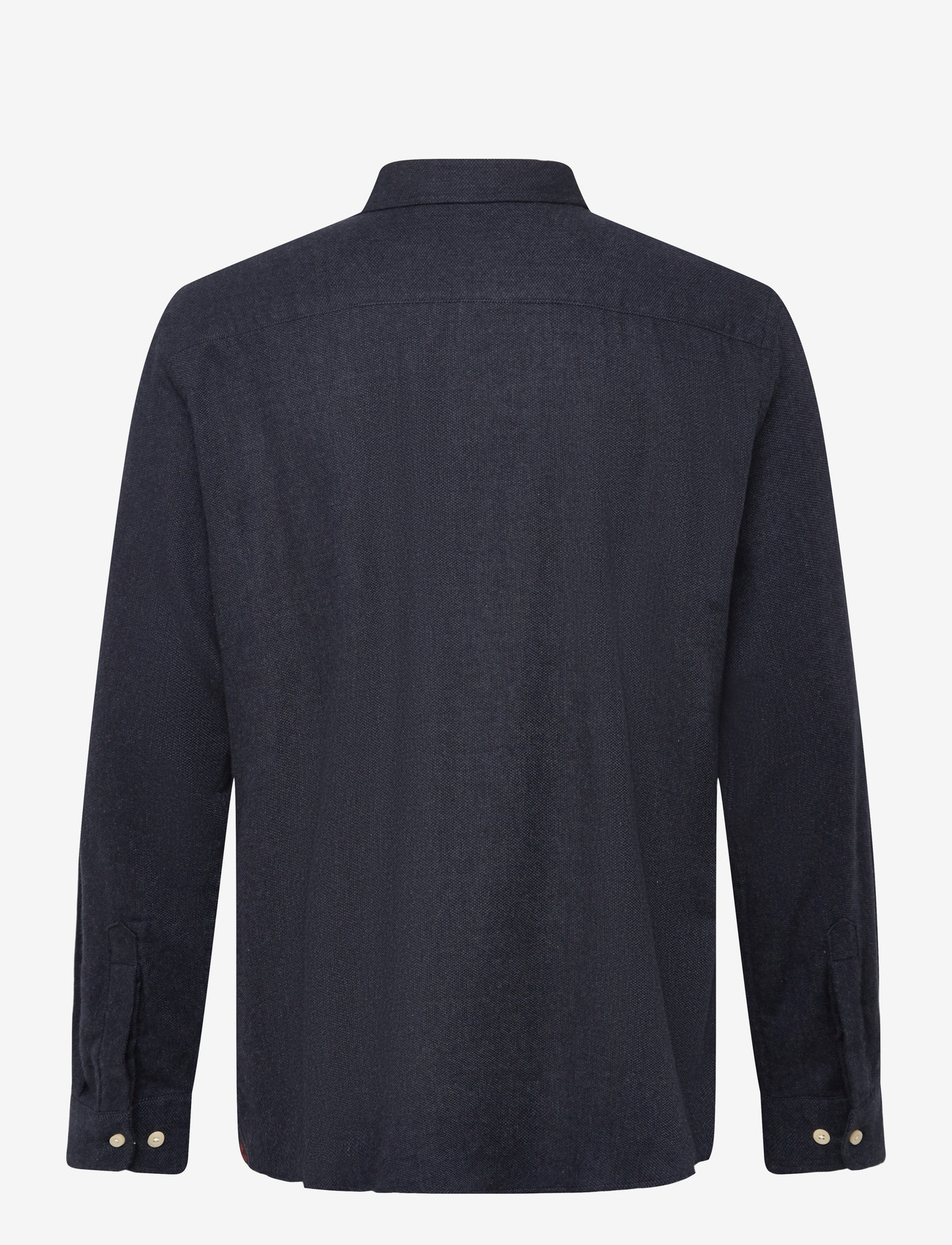 Morris - Flannel Donegal Shirt-Slim Fit - flannel shirts - navy - 2