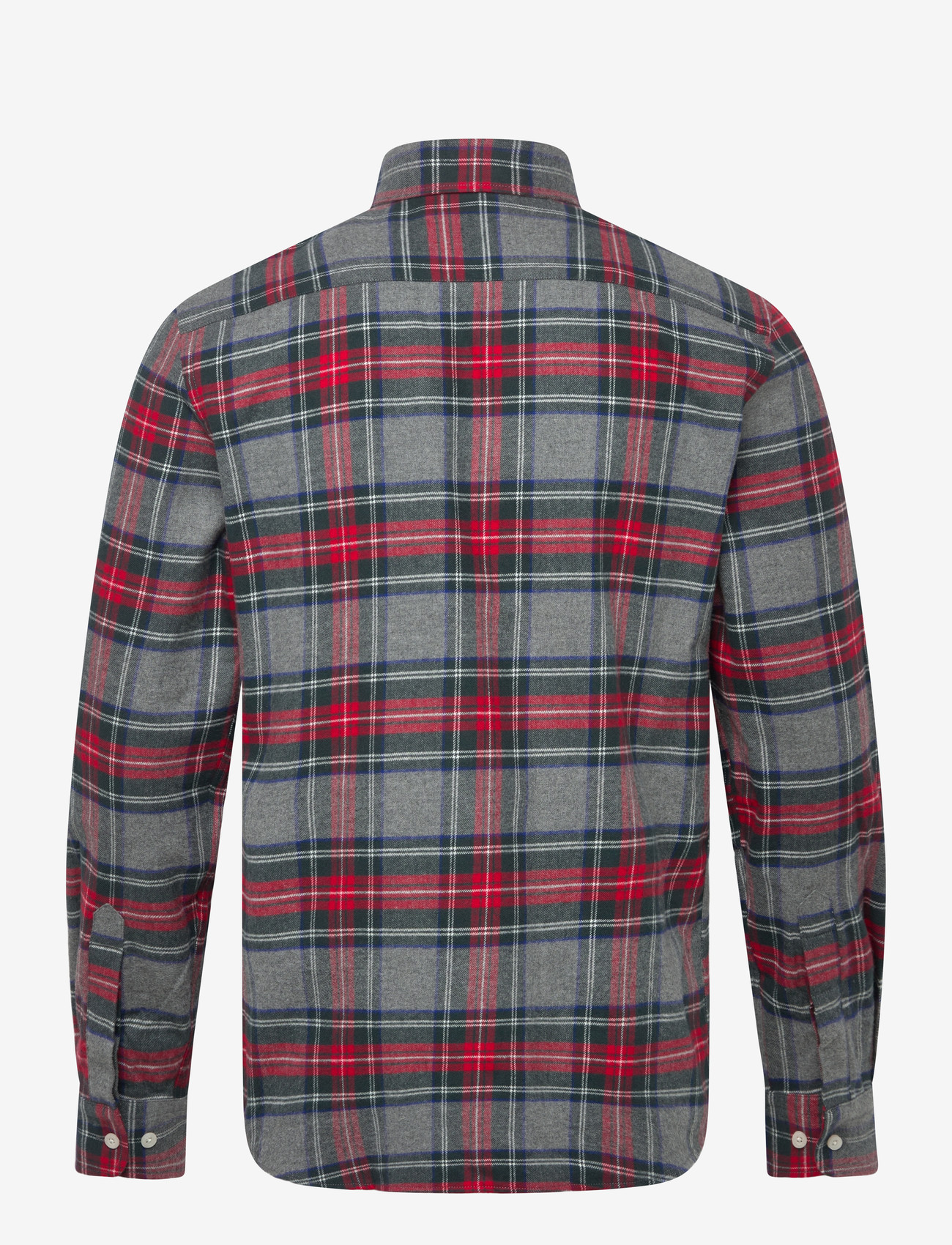 Morris - Flannel Tartan Shirt-Classic Fit - flanellsärgid - grey - 1