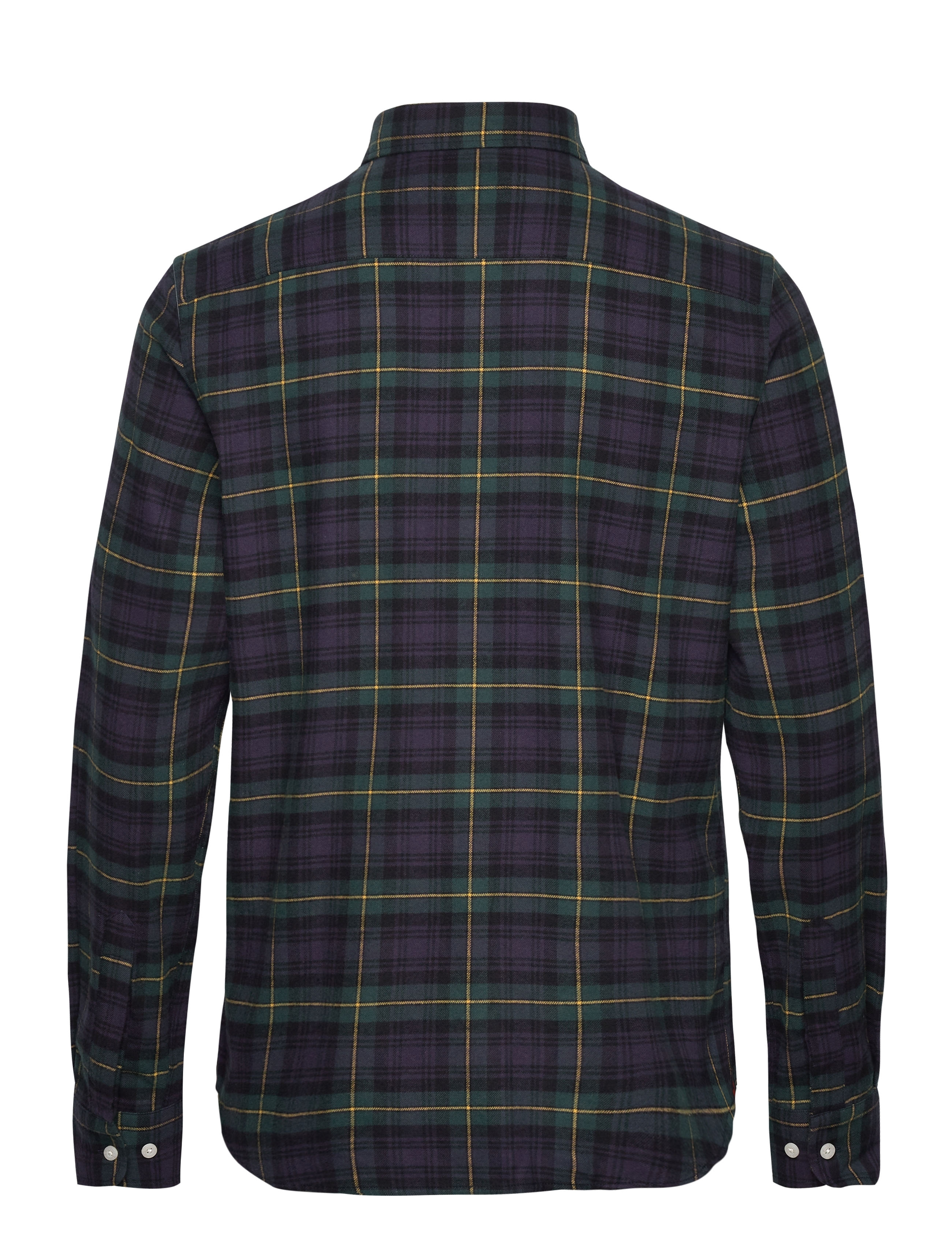 Morris - Flannel Tartan Shirt-Classic Fit - flanellskjortor - navy - 1