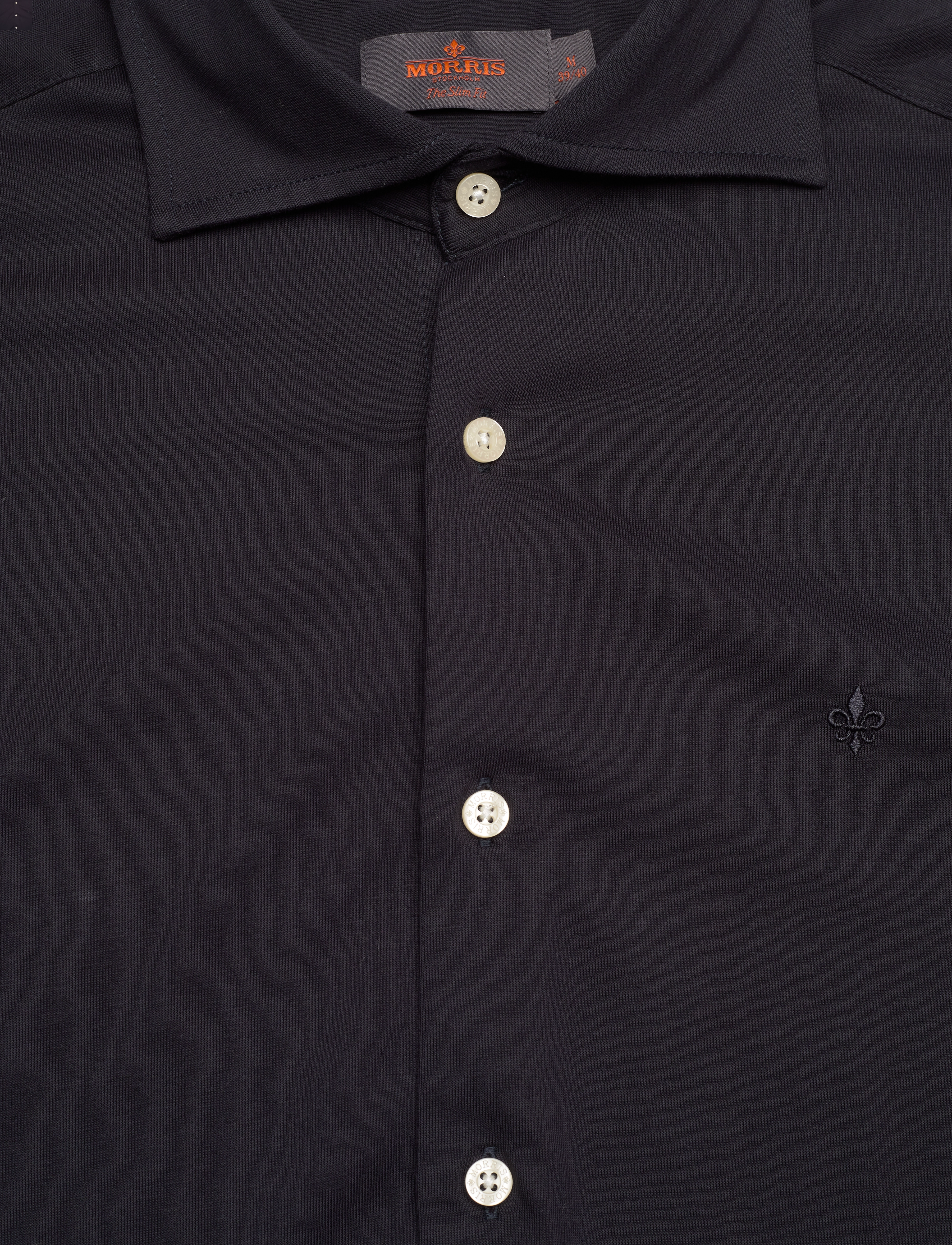 Morris - Dressed Jersey Shirt-Slim Fit - old blue - 2