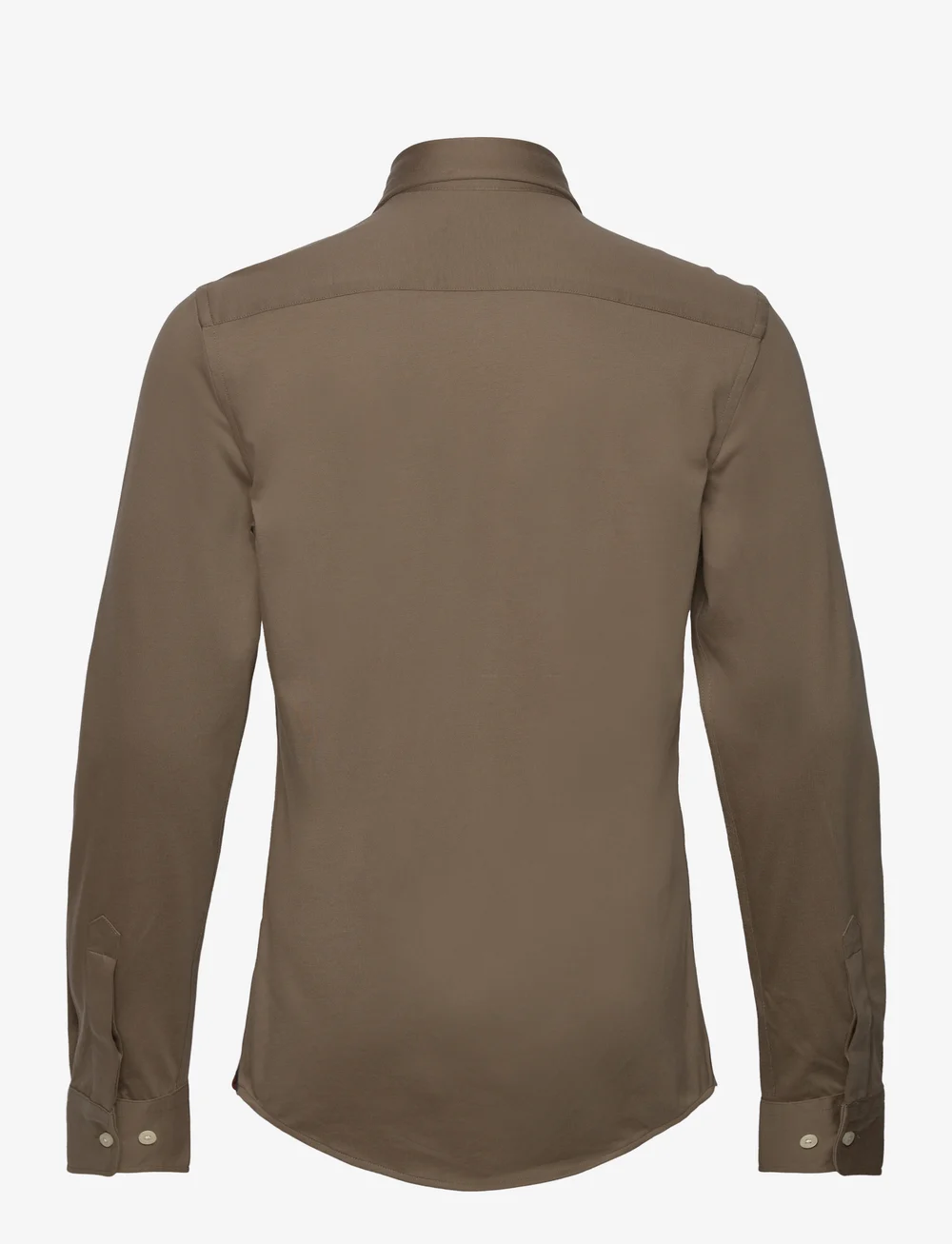 Morris - Dressed Jersey Shirt-Slim Fit - formelle skjorter - olive - 1