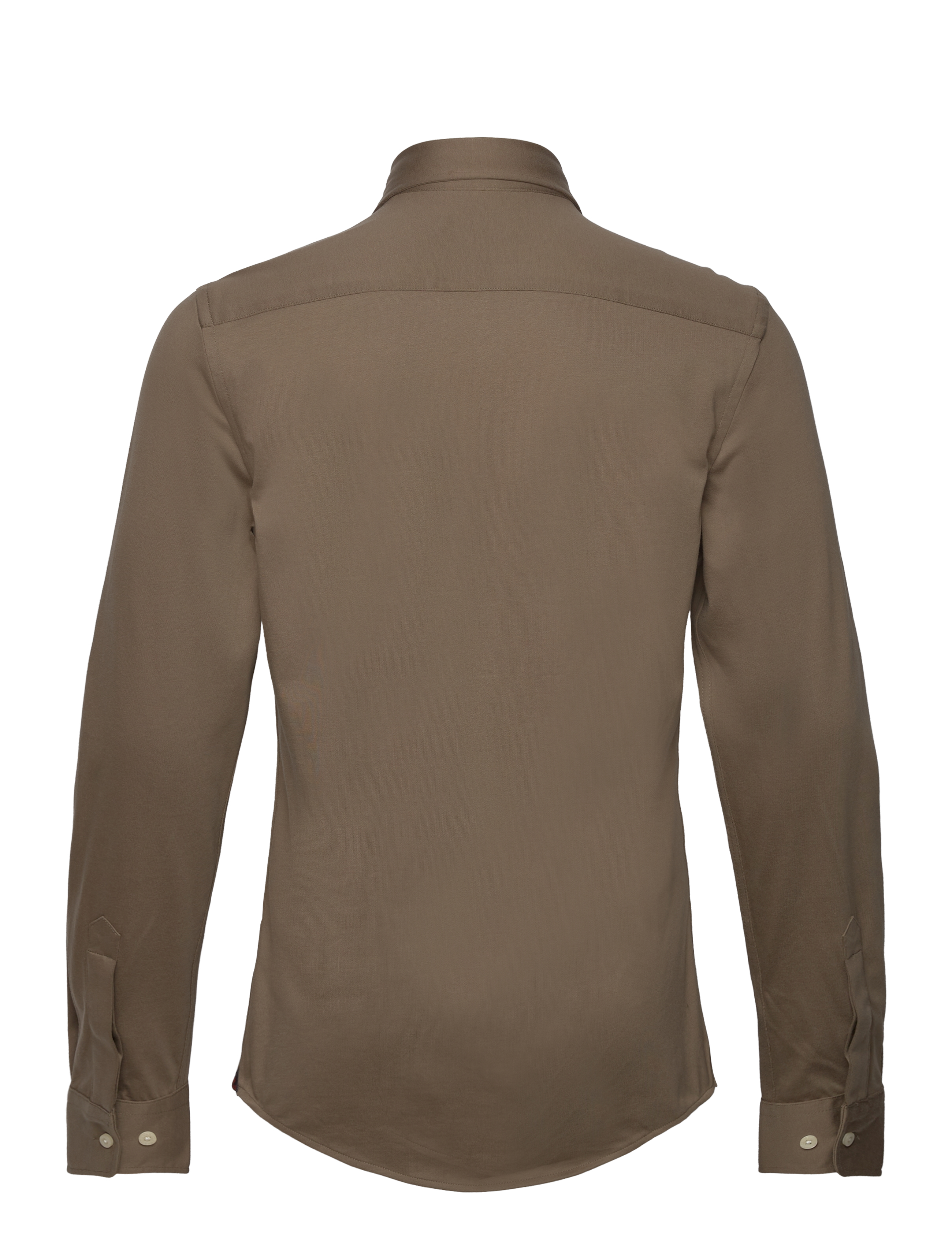 Morris - Dressed Jersey Shirt-Slim Fit - olive - 1