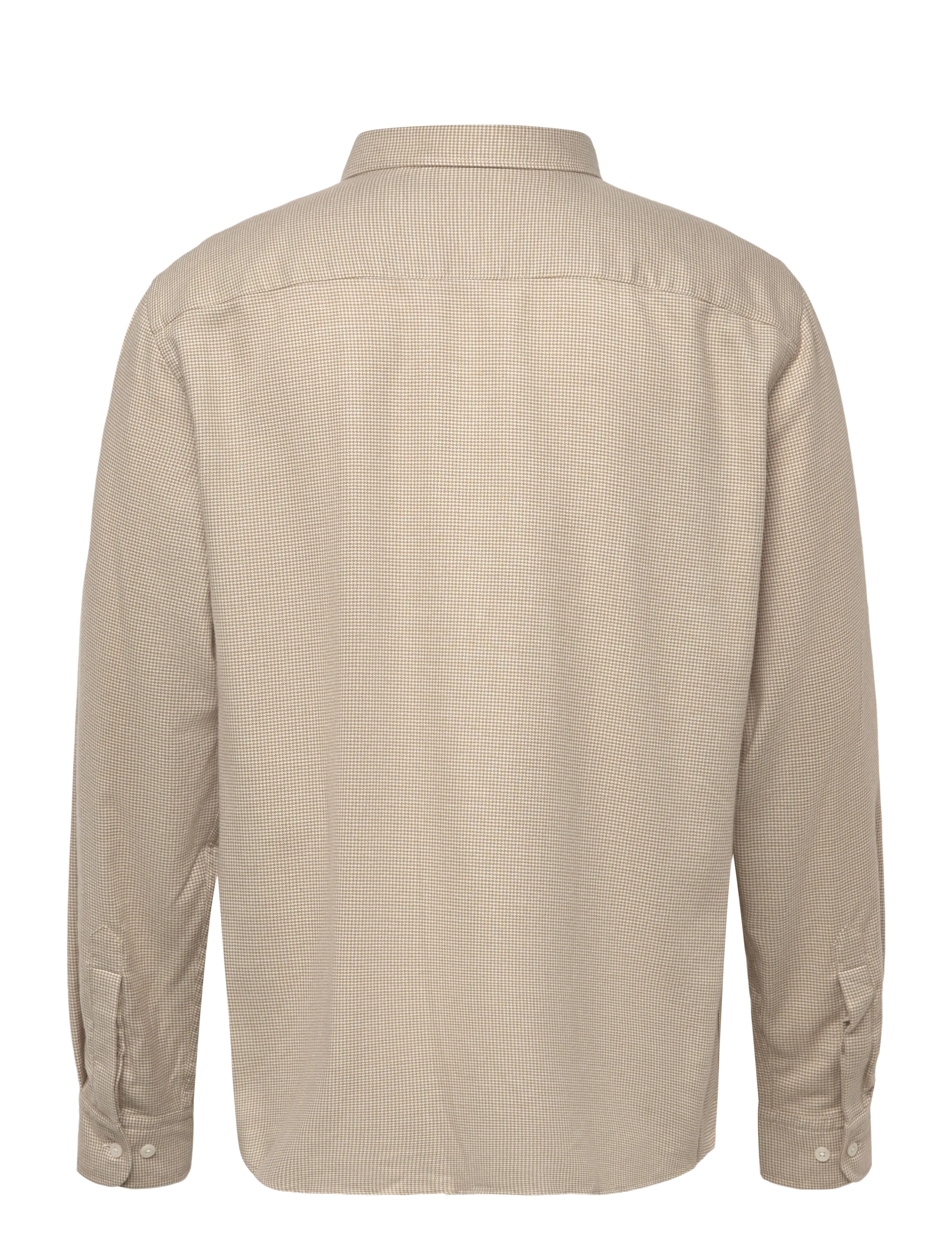 Morris - Soft Check Flannel-Slim Fit - mænd - khaki - 2