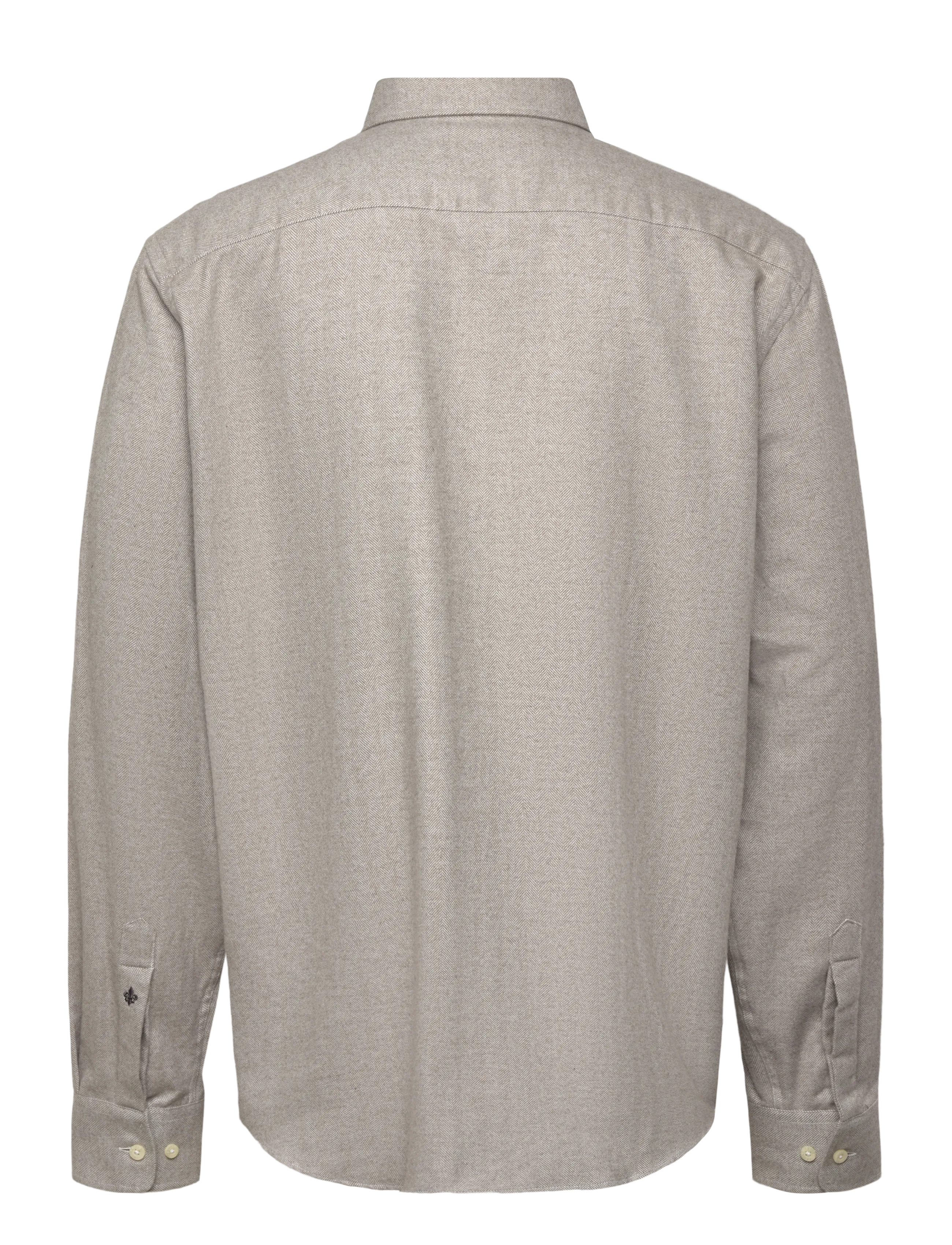 Morris - Soft Lama Shirt-Slim Fit - casual skjortor - khaki - 2