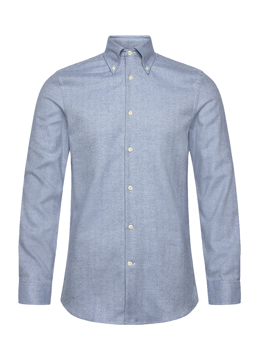 Morris - Soft Lama Shirt-Slim Fit - casual hemden - light blue - 1