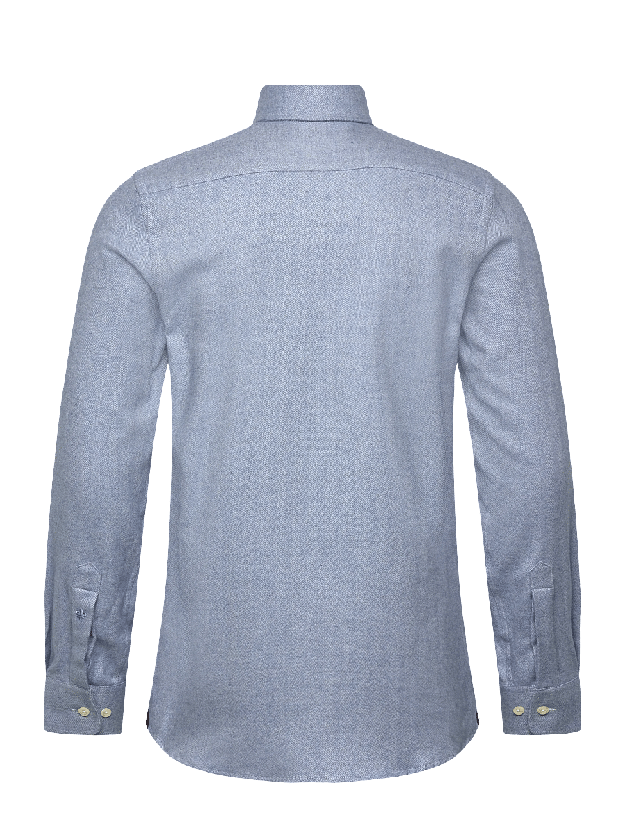 Morris - Soft Lama Shirt-Slim Fit - casual hemden - light blue - 2