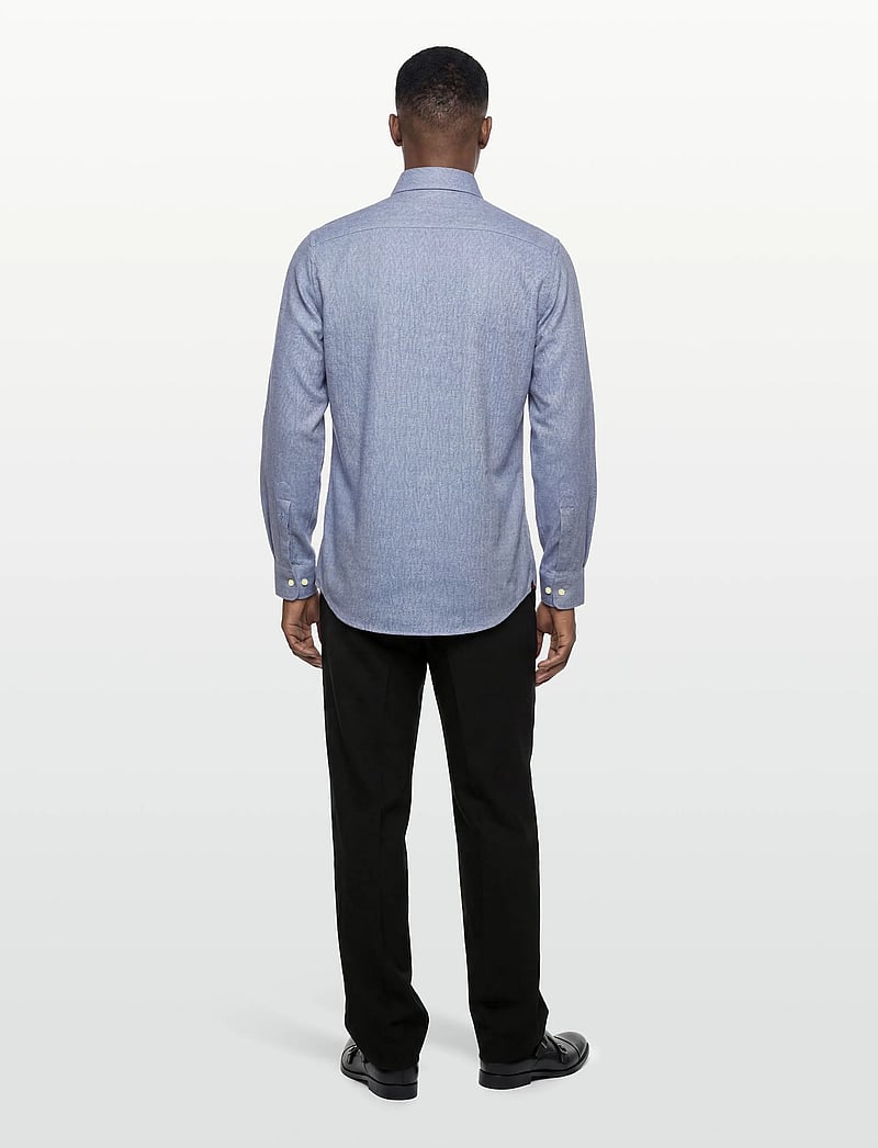 Morris - Soft Lama Shirt-Slim Fit - casual overhemden - light blue - 4