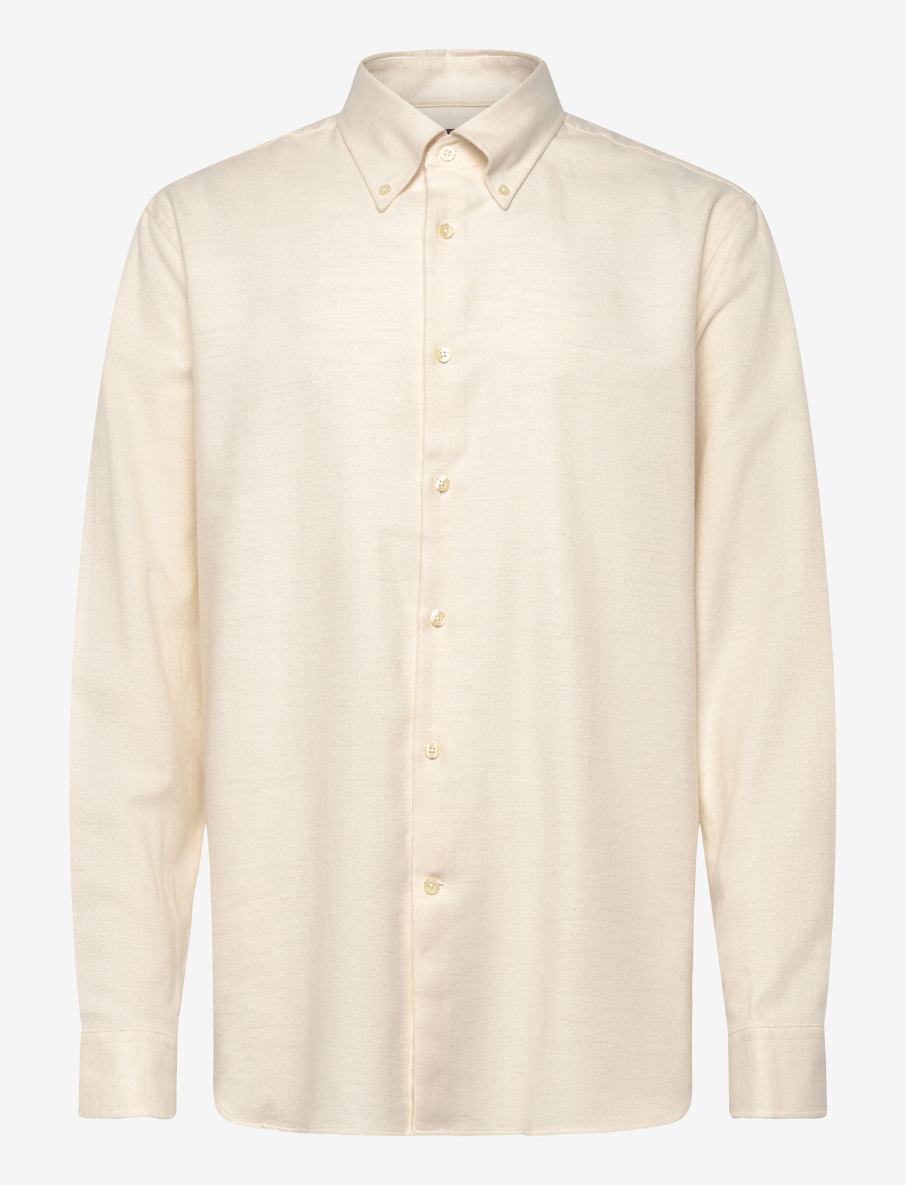 Morris - Soft Lama Shirt-Slim Fit - casual skjorter - off white - 1