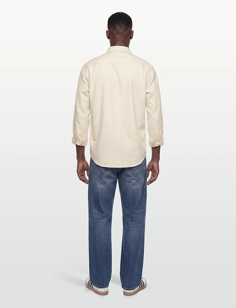 Morris - Soft Lama Shirt-Slim Fit - casual skjorter - off white - 4