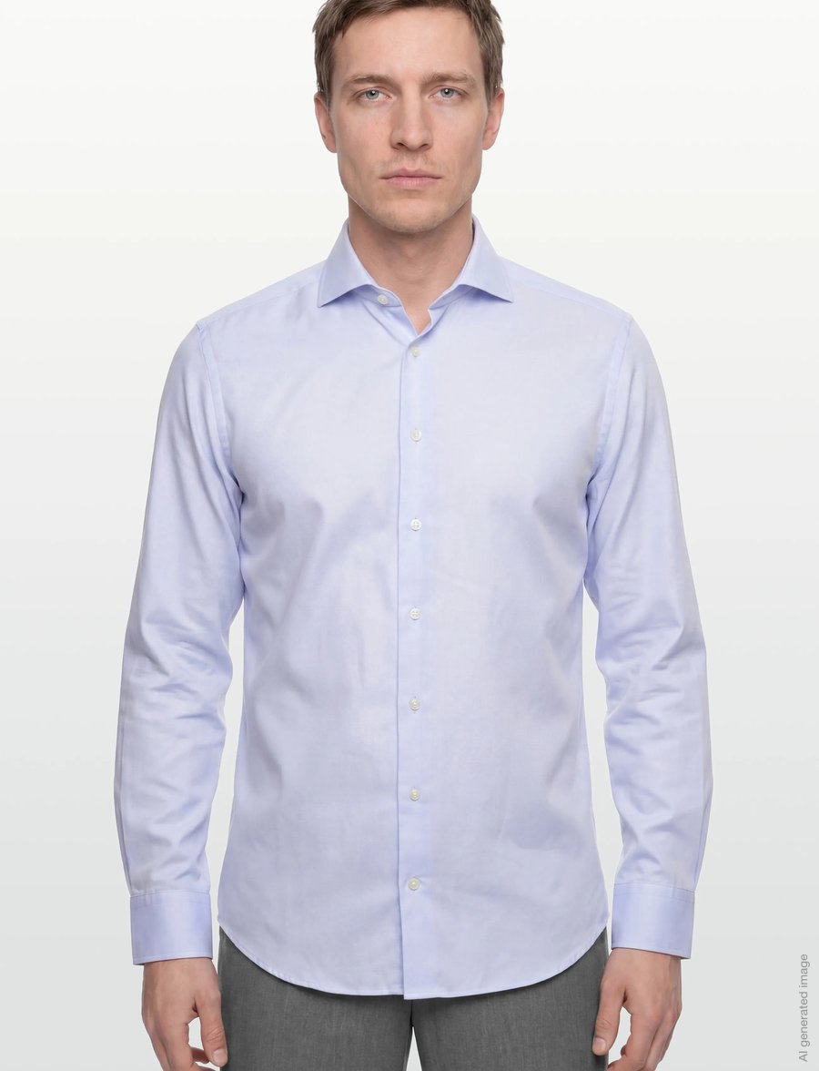 Morris - Morris Twill Shirt - formelle hemden - light blue - 3