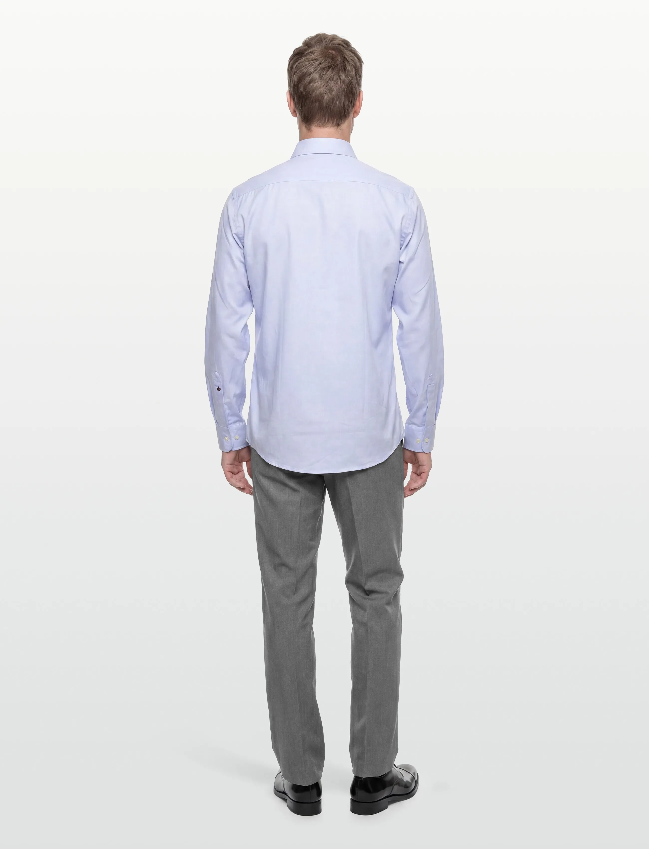 Morris - Morris Twill Shirt - formelle hemden - light blue - 4