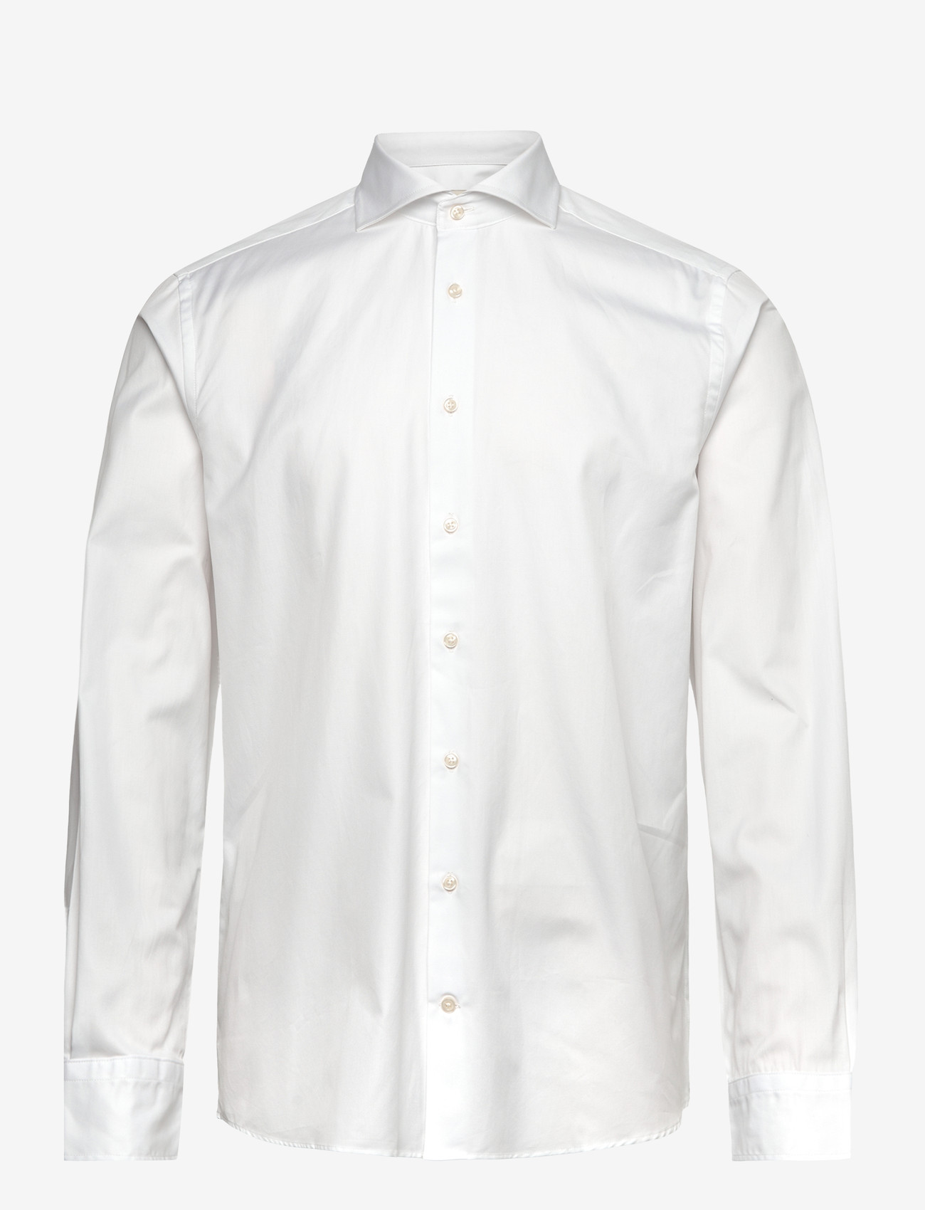 Morris - Morris Twill Shirt - formelle hemden - white - 0