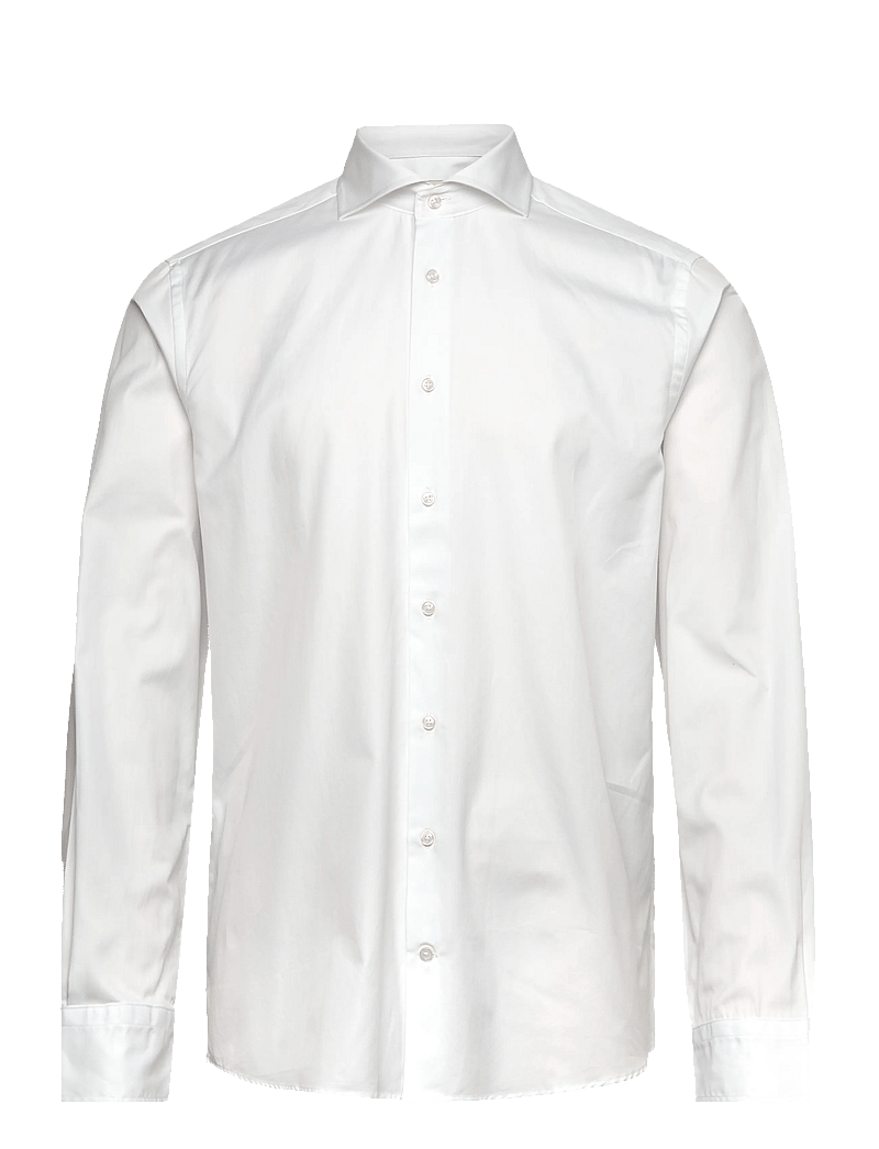 Morris - Morris Twill Shirt - formelle hemden - white - 0
