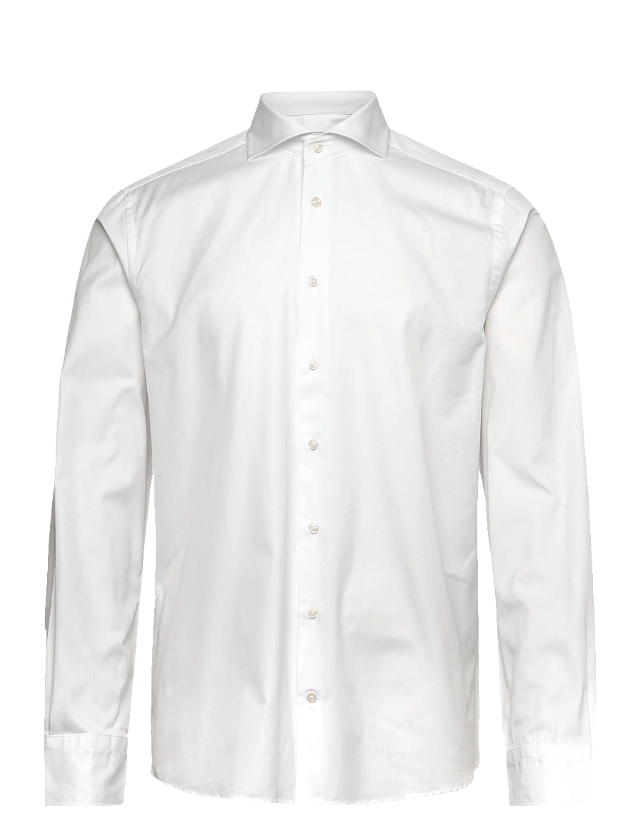 Morris - Morris Twill Shirt - formelle hemden - white - 1