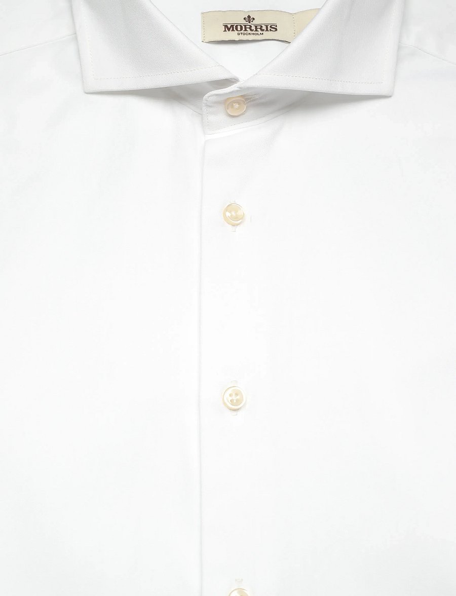 Morris - Morris Twill Shirt - formelle hemden - white - 5